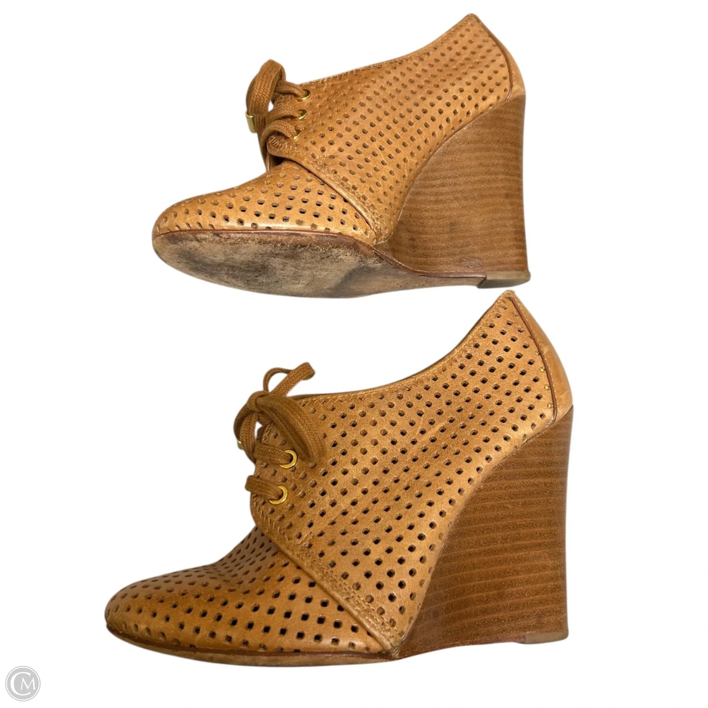 Shoes Designer By Tory Burch In Tan, Size: 7