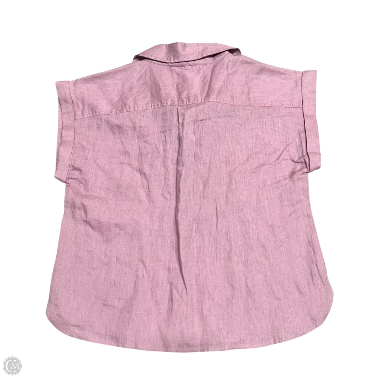 Top Short Sleeve By Anthropologie In Mauve, Size: S