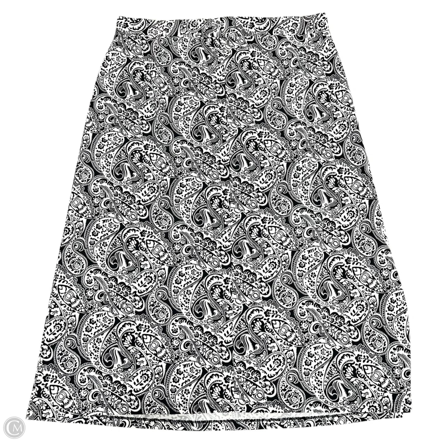 Skirt Maxi By Talbots In Black & White, Size: 22