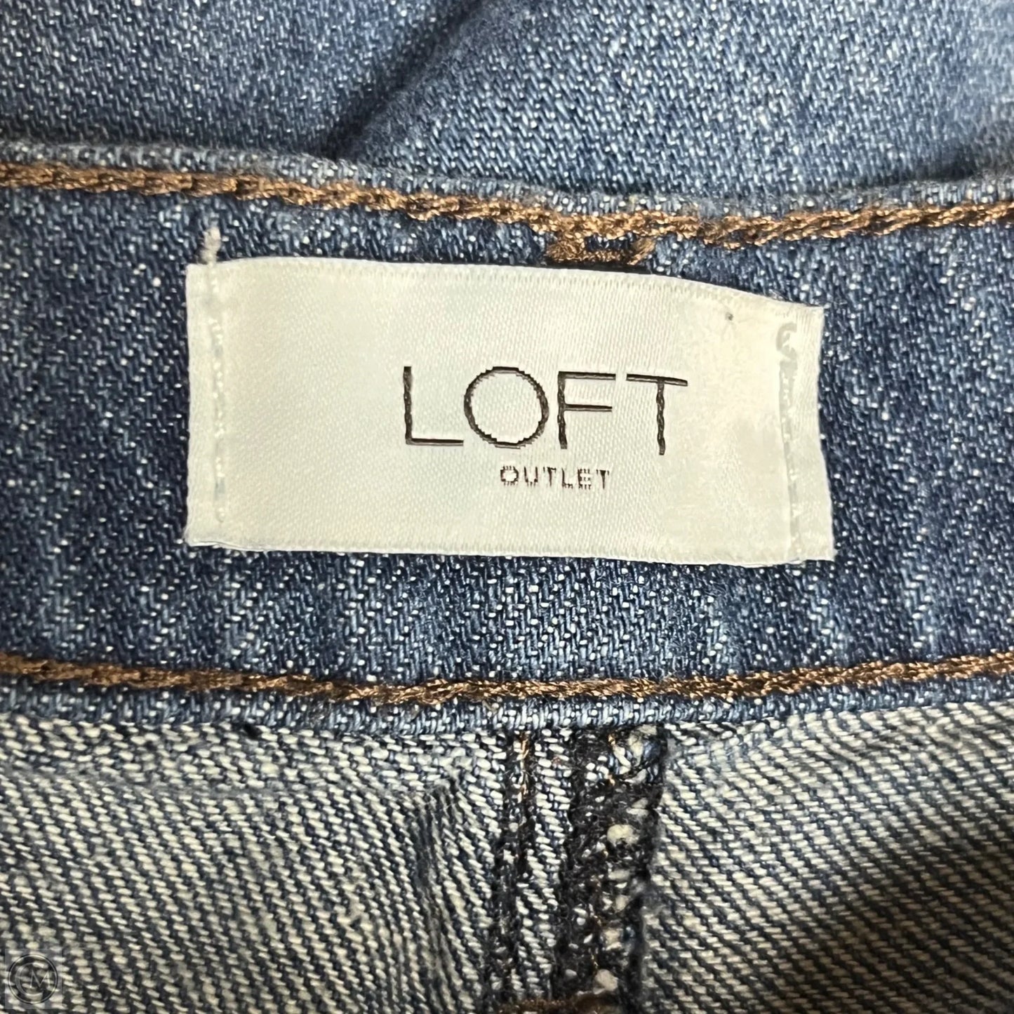 Jeans Wide Leg By Loft In Blue Denim, Size: 10