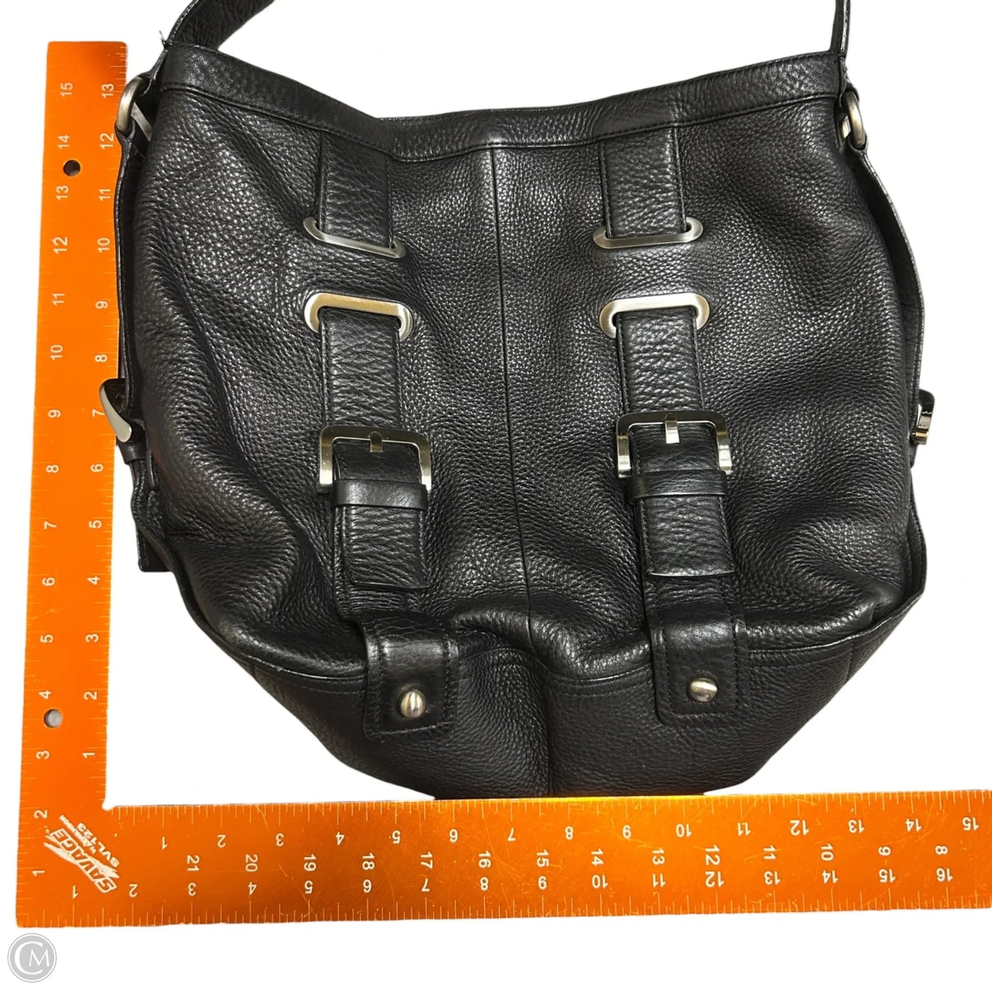 Handbag Leather By Kenneth Cole, Size: Medium