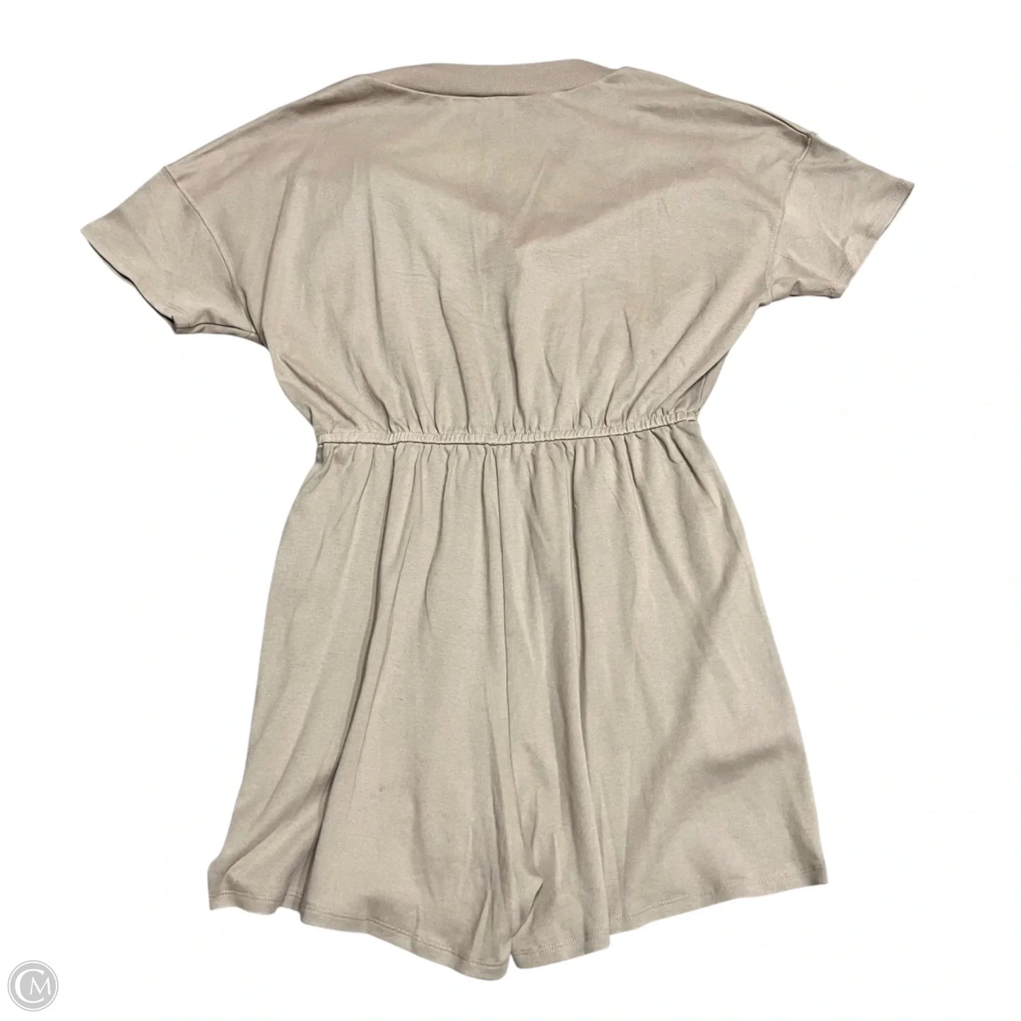 Romper By Zenana In Taupe, Size: 1x