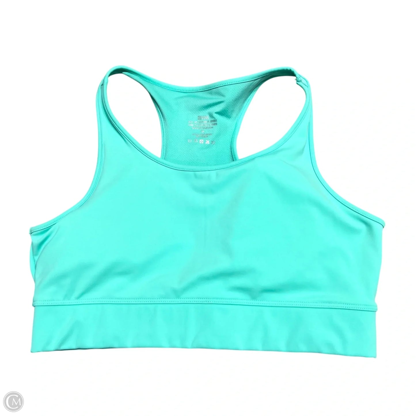 Athletic Bra By Zenana In Blue, Size: 1x
