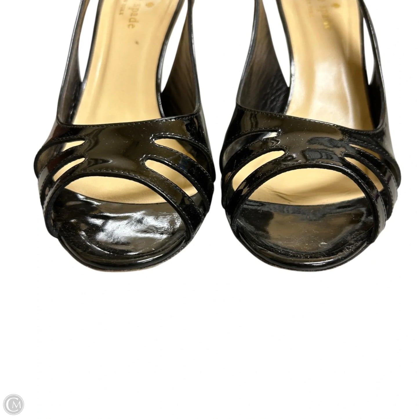 Sandals Designer By Kate Spade In Black, Size: 7