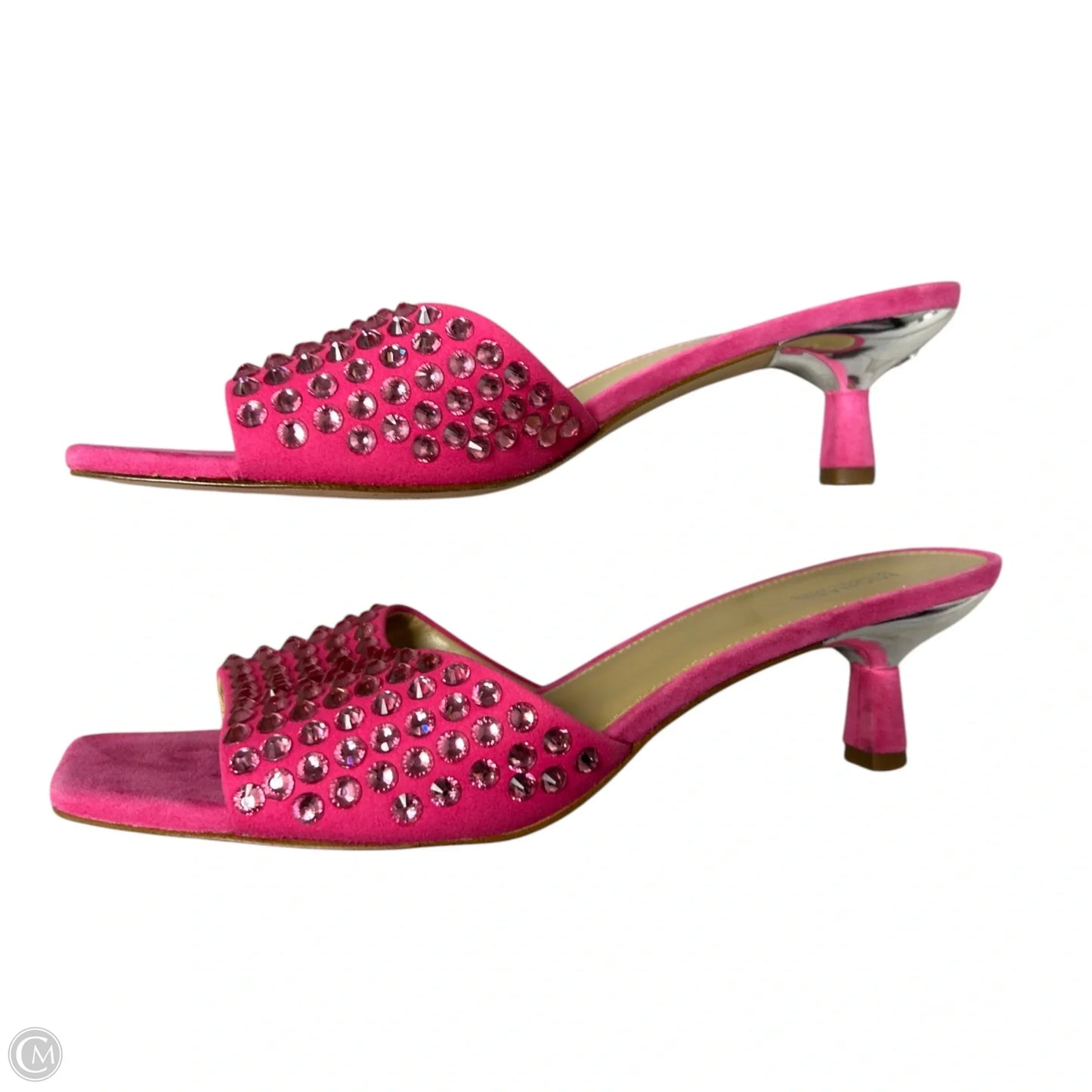 Sandals Heels Kitten By Michael By Michael Kors In Pink, Size: 10