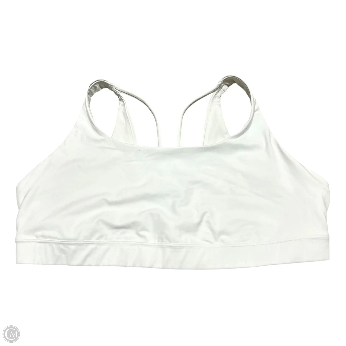 Athletic Bra By Athleta In White, Size: 2x