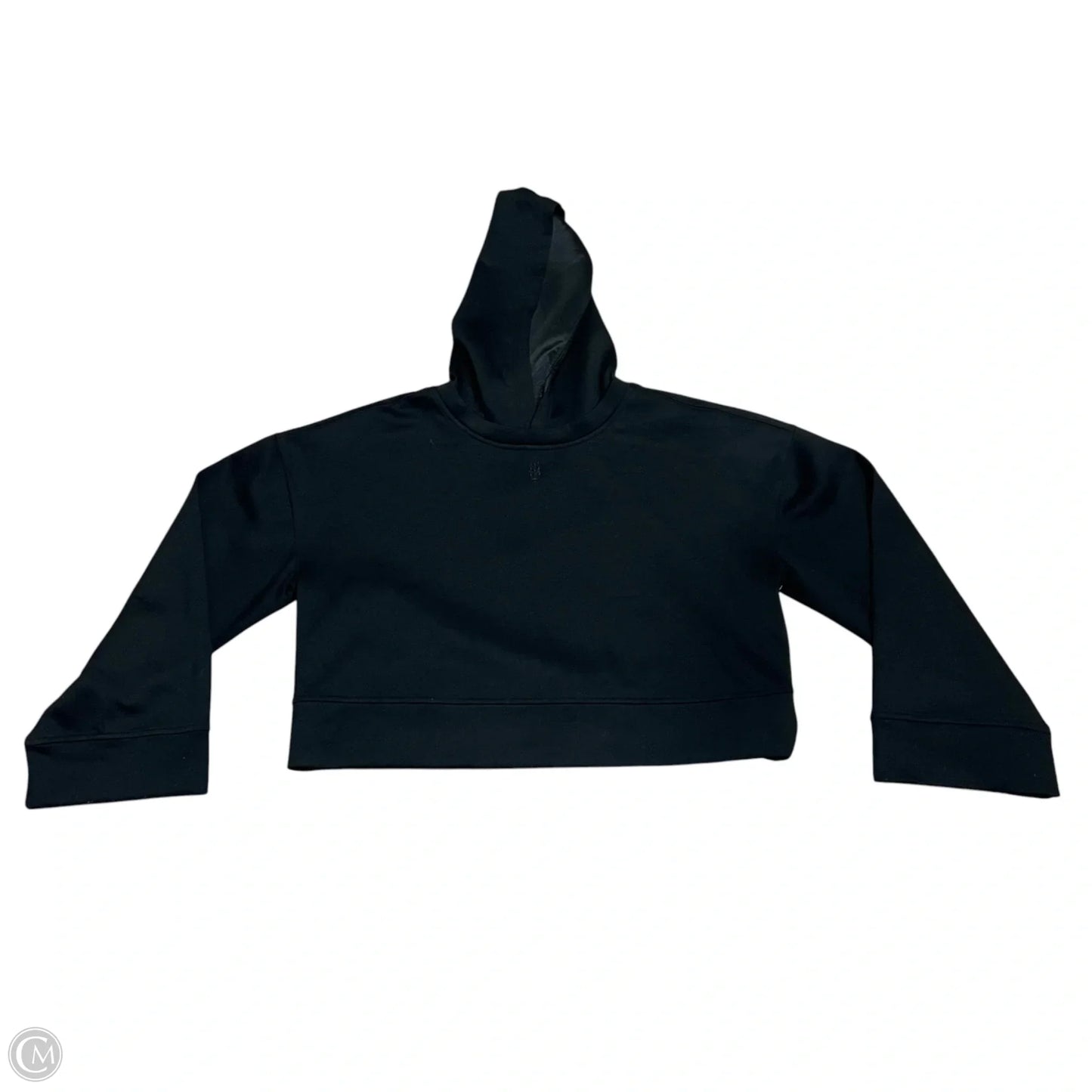 Athletic Sweatshirt Hoodie By Free People In Black, Size: L