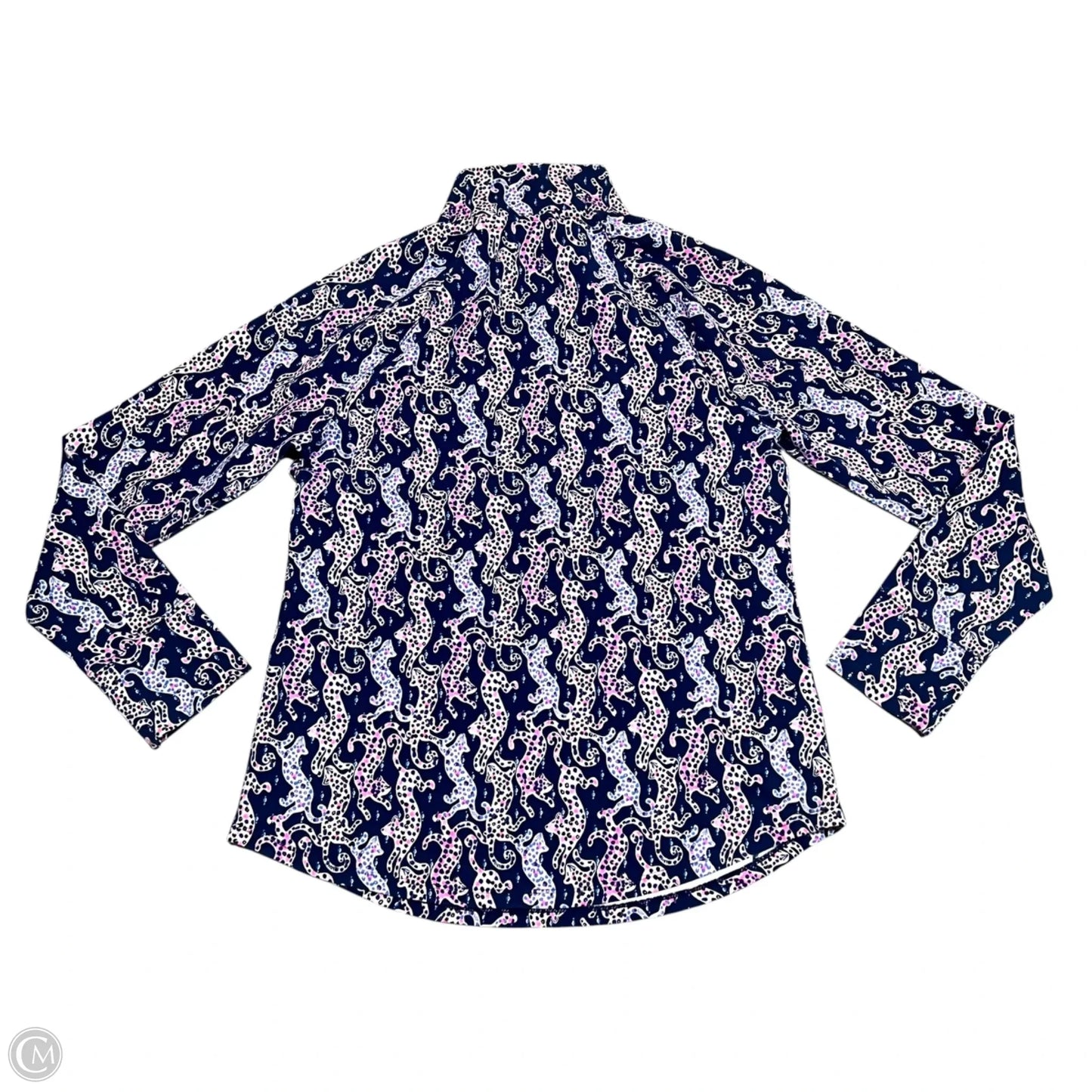 Sweatshirt Designer By Lilly Pulitzer In Blue & Pink, Size: S