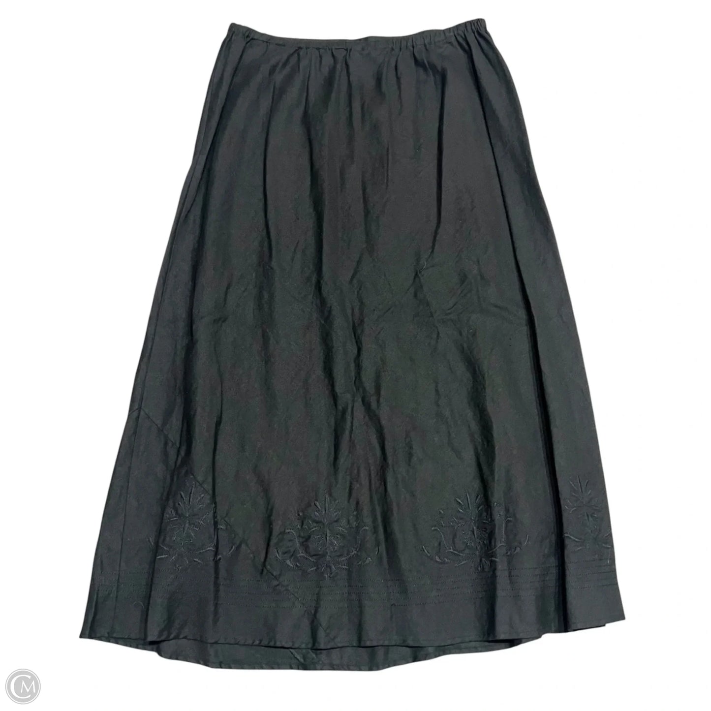 Skirt Maxi By Valerie Stevens In Black, Size: 12