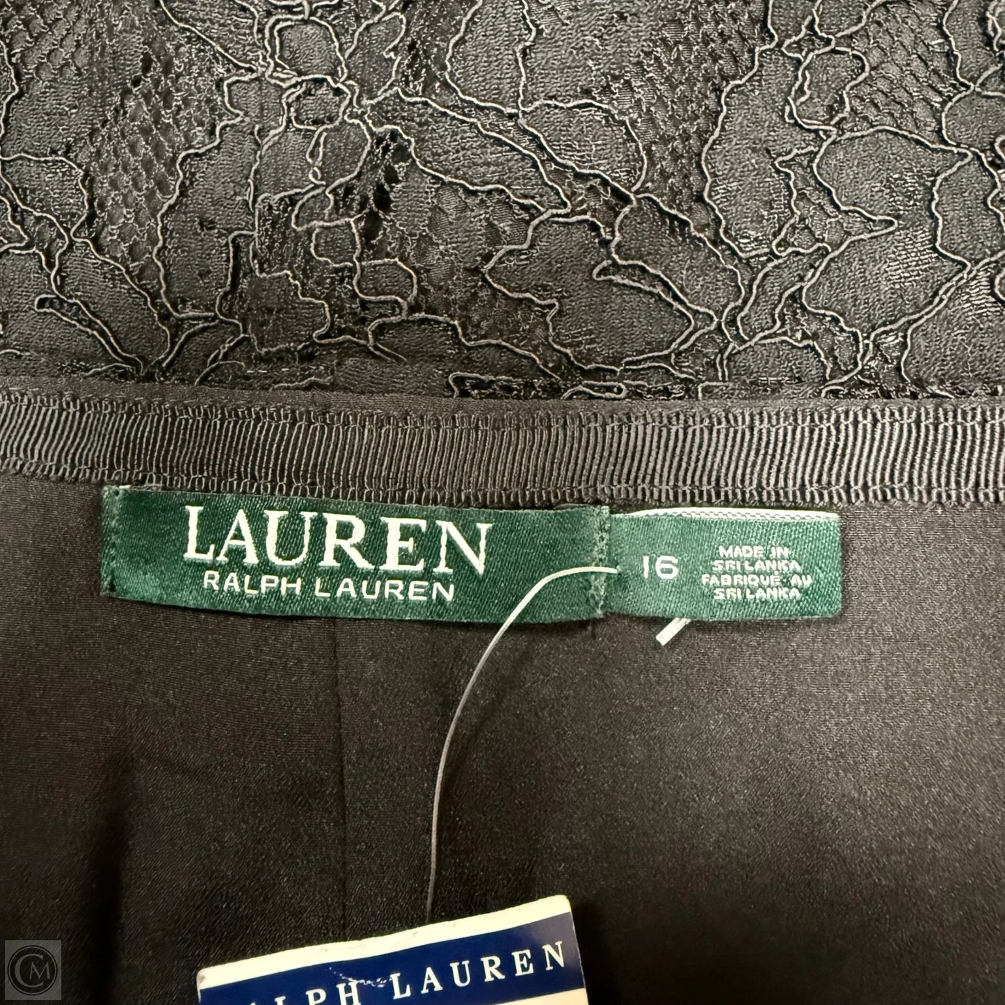 Skirt Midi By Lauren By Ralph Lauren In Black, Size: 16