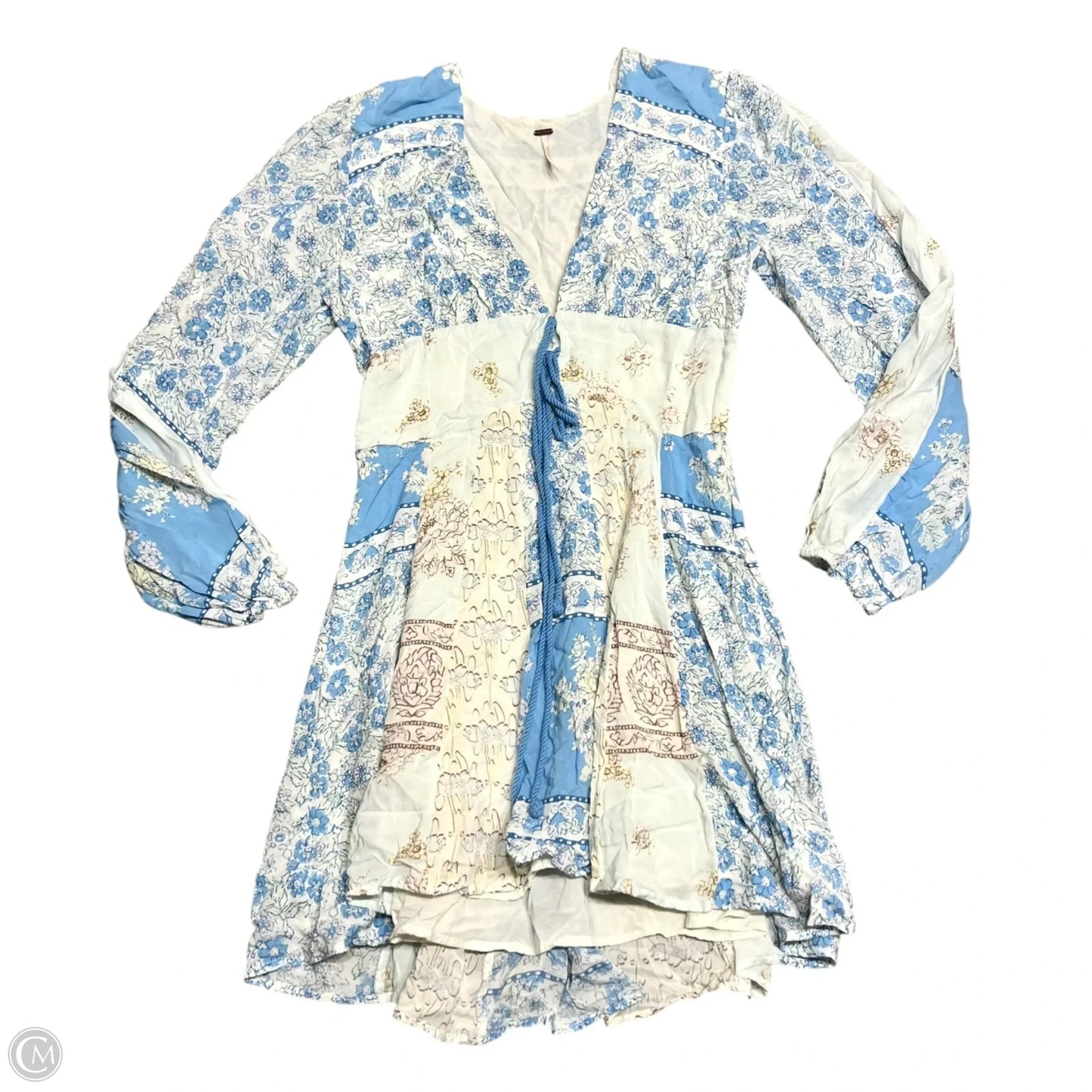 Dress Casual Maxi By Realisationpar In Blue, Size: M