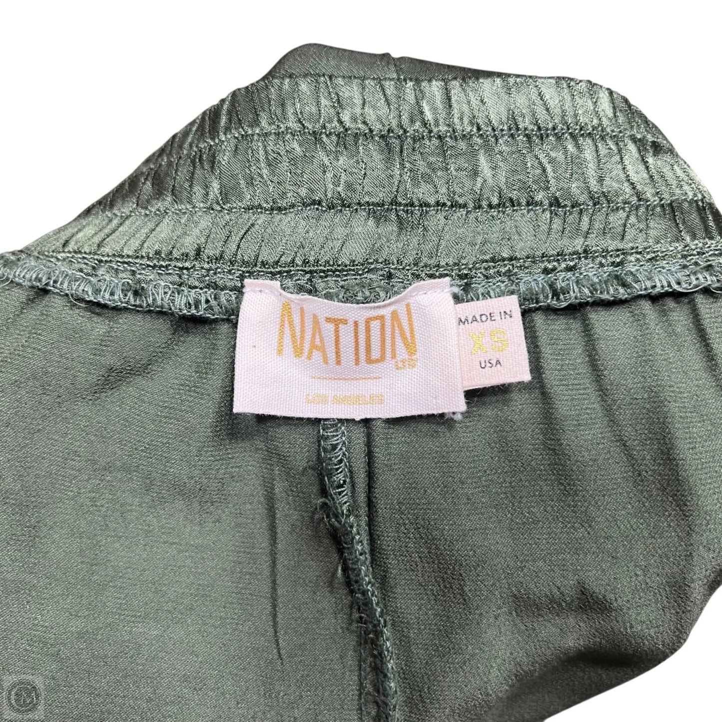 Pants Set 2pc By Nation Ltd In Green, Size: Xs