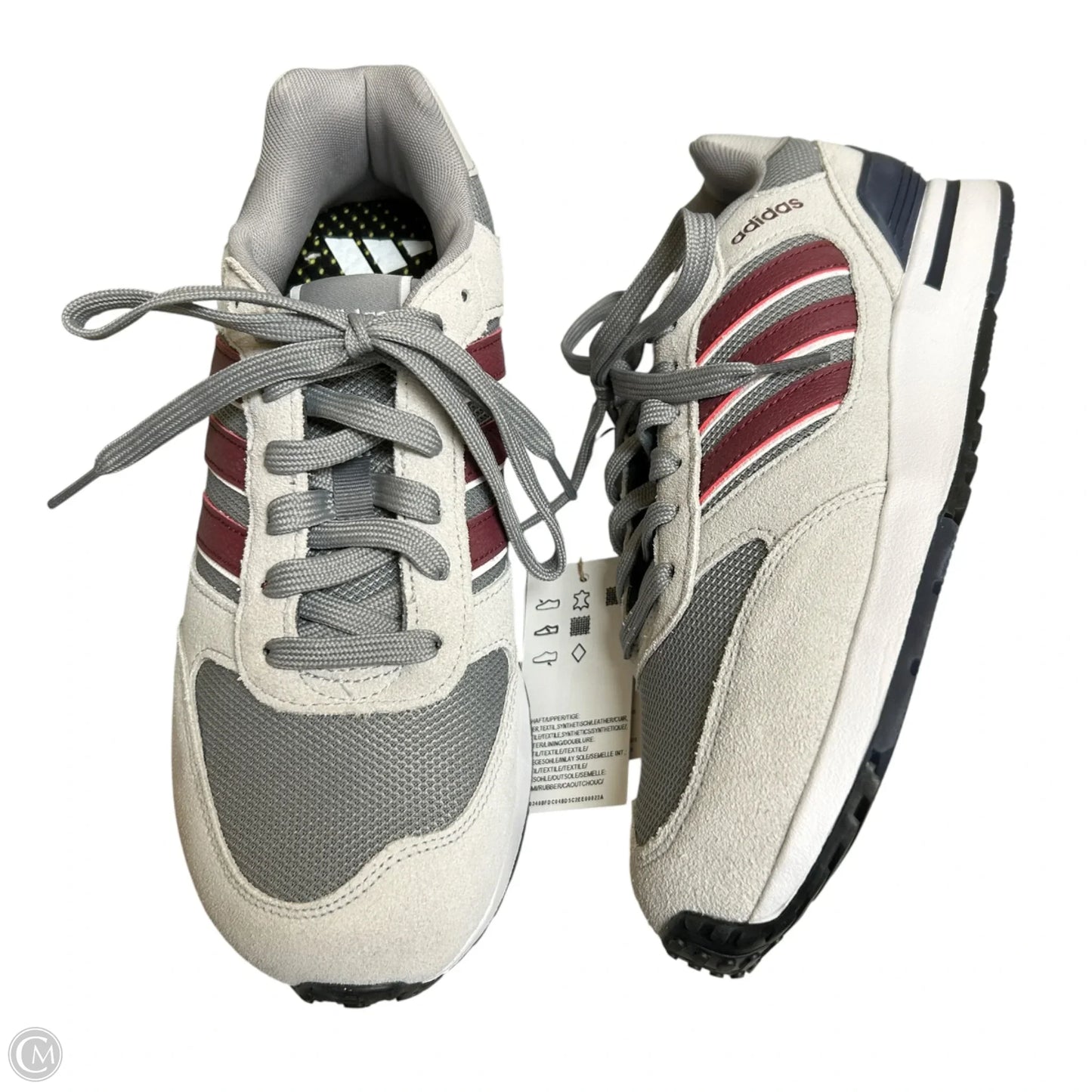 Shoes Sneakers By Adidas In Grey & Red, Size: 8.5