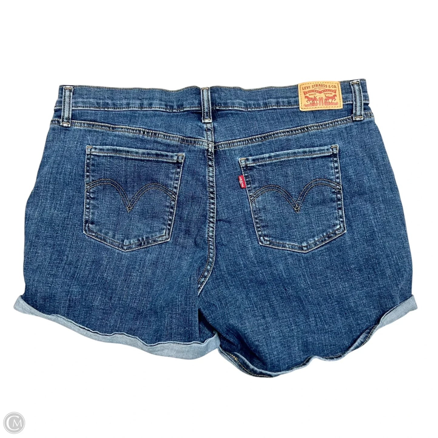 Shorts By Levis In Blue Denim, Size: 16