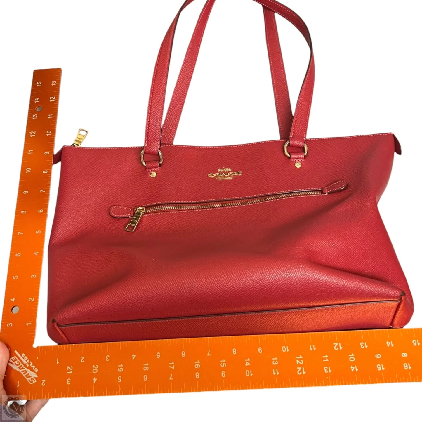 Tote Designer By Coach, Size: Medium