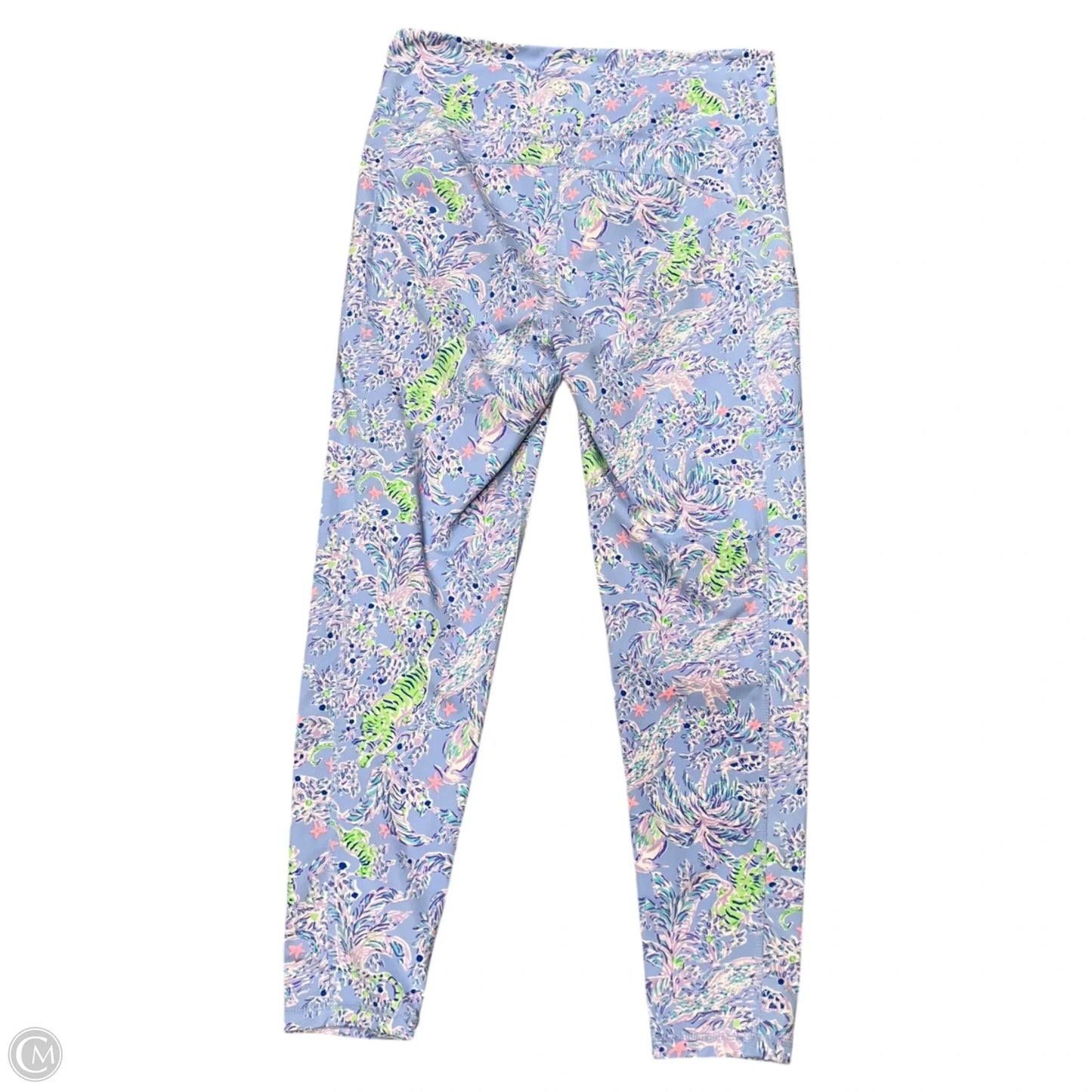 Pants Designer By Lilly Pulitzer In Blue & Green, Size: 12
