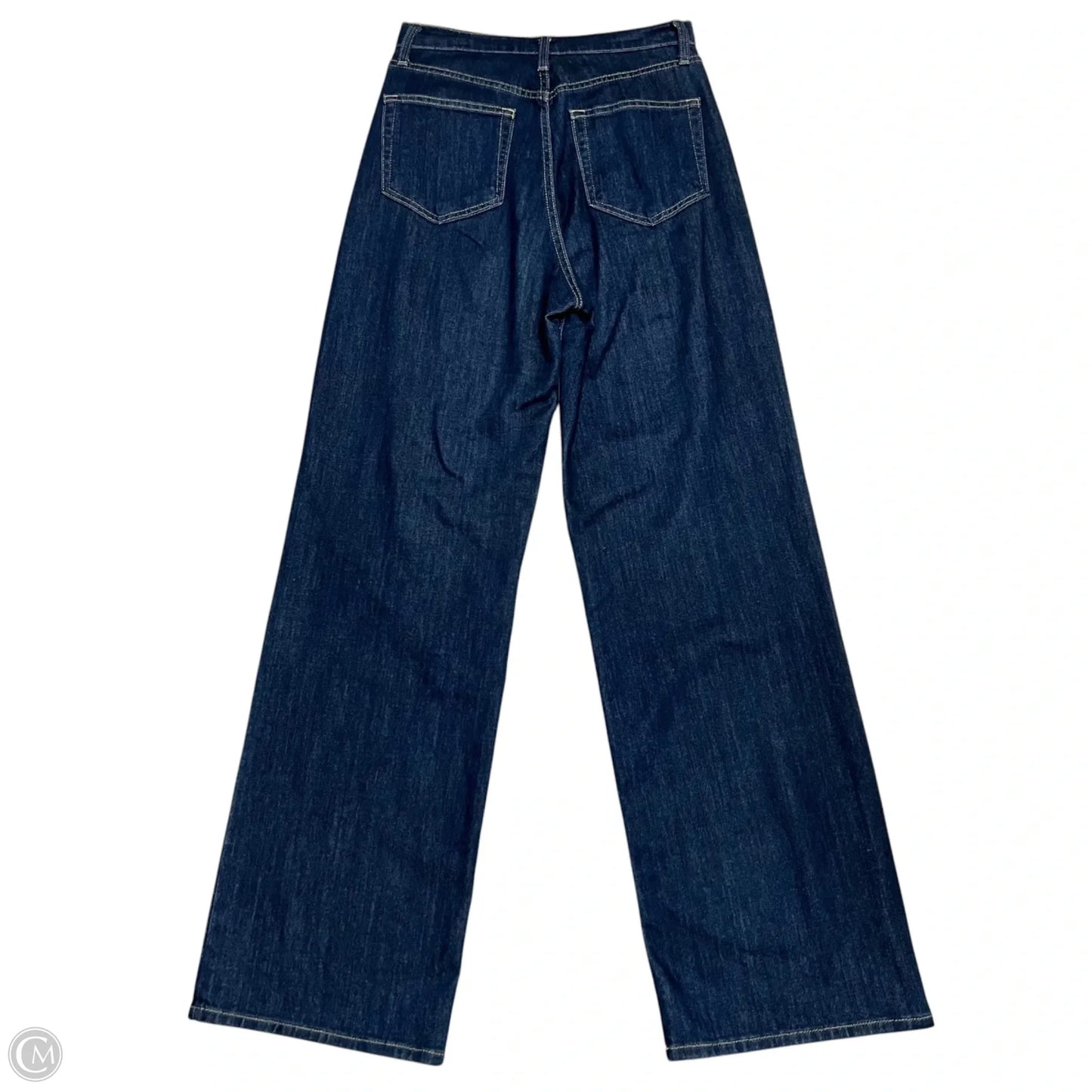 Jeans Wide Leg By Just Black In Blue Denim, Size: 4