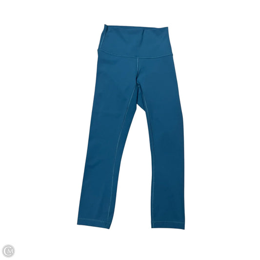 Athletic Leggings Capris By Lululemon In Blue, Size: 2