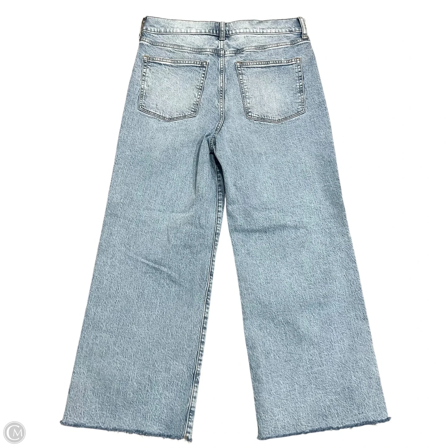 Jeans Wide Leg By J. Crew In Blue Denim, Size: 8
