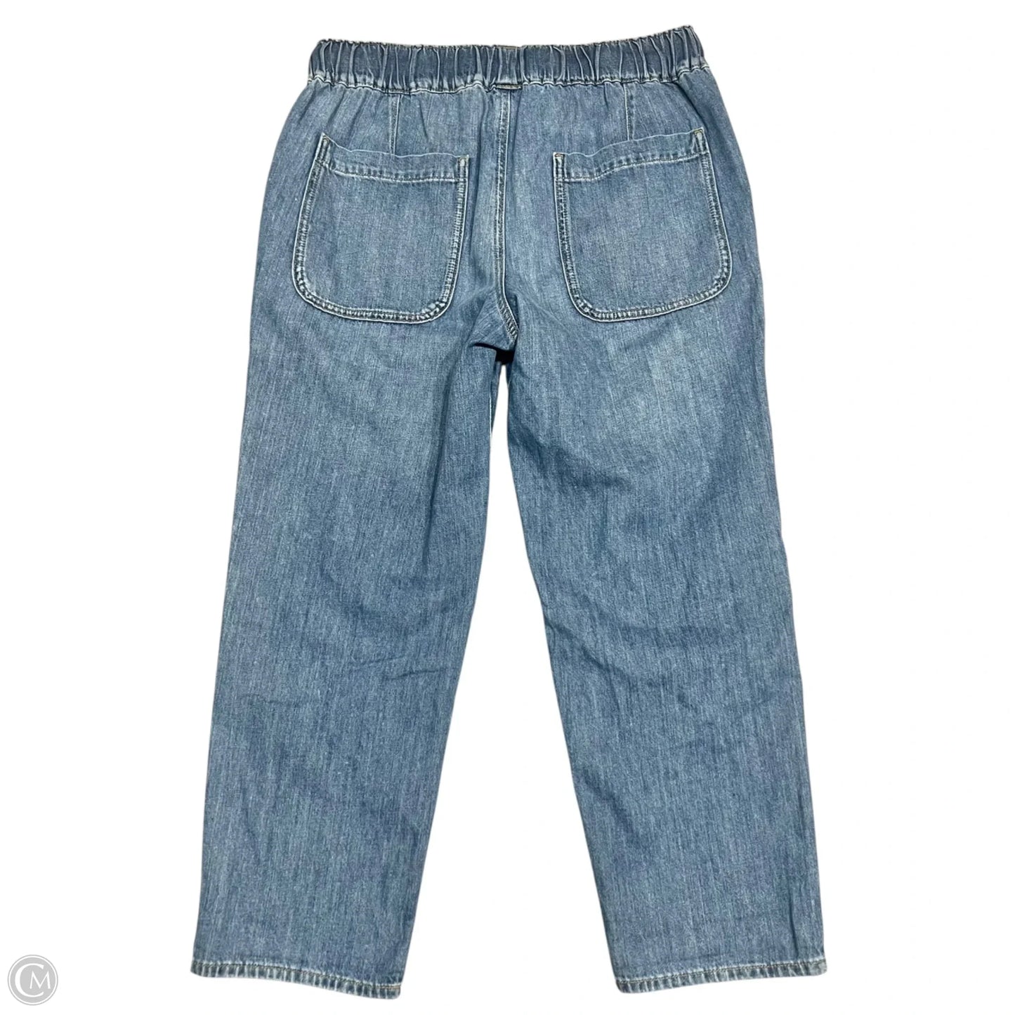 Jeans Cropped By J. Crew In Blue Denim, Size: 4p