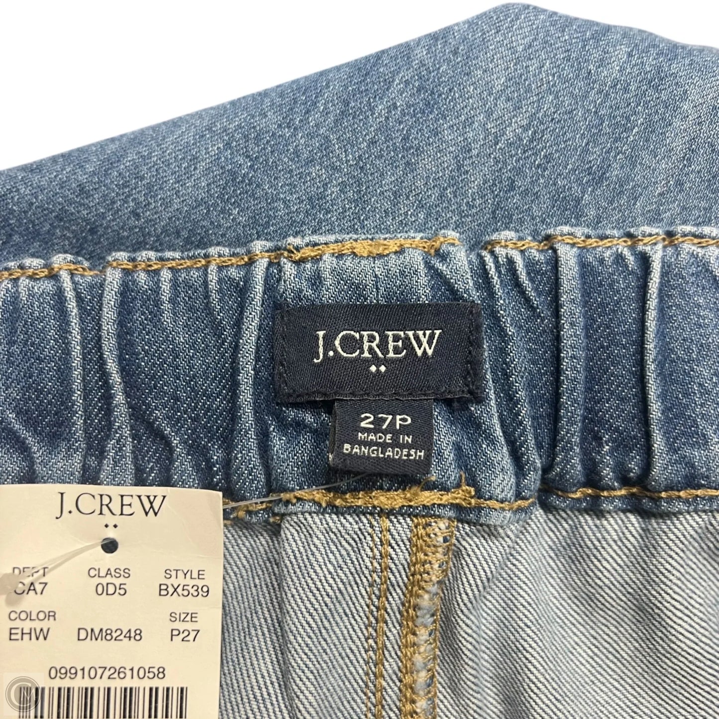 Jeans Cropped By J. Crew In Blue Denim, Size: 4p