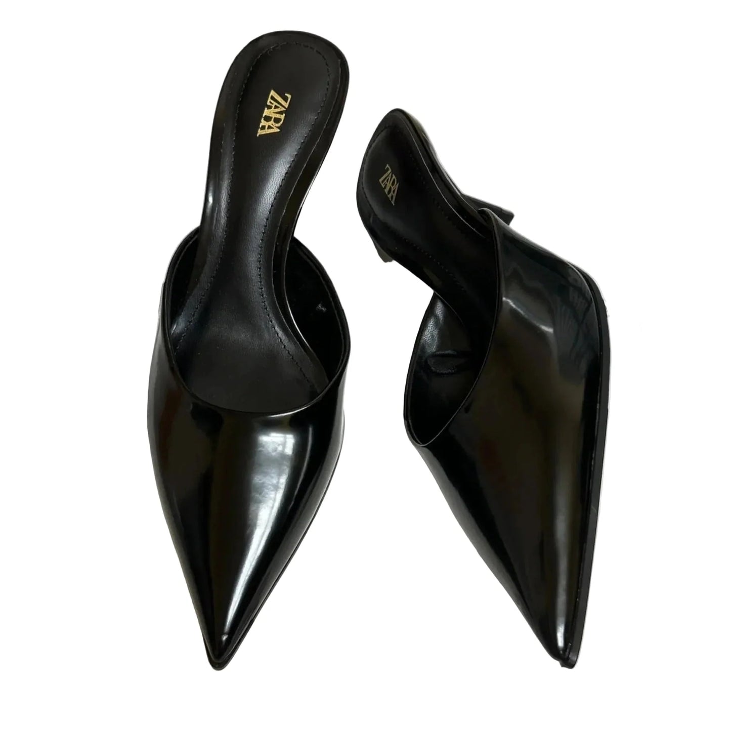 Shoes Heels Kitten By Zara In Black, Size: 6.5