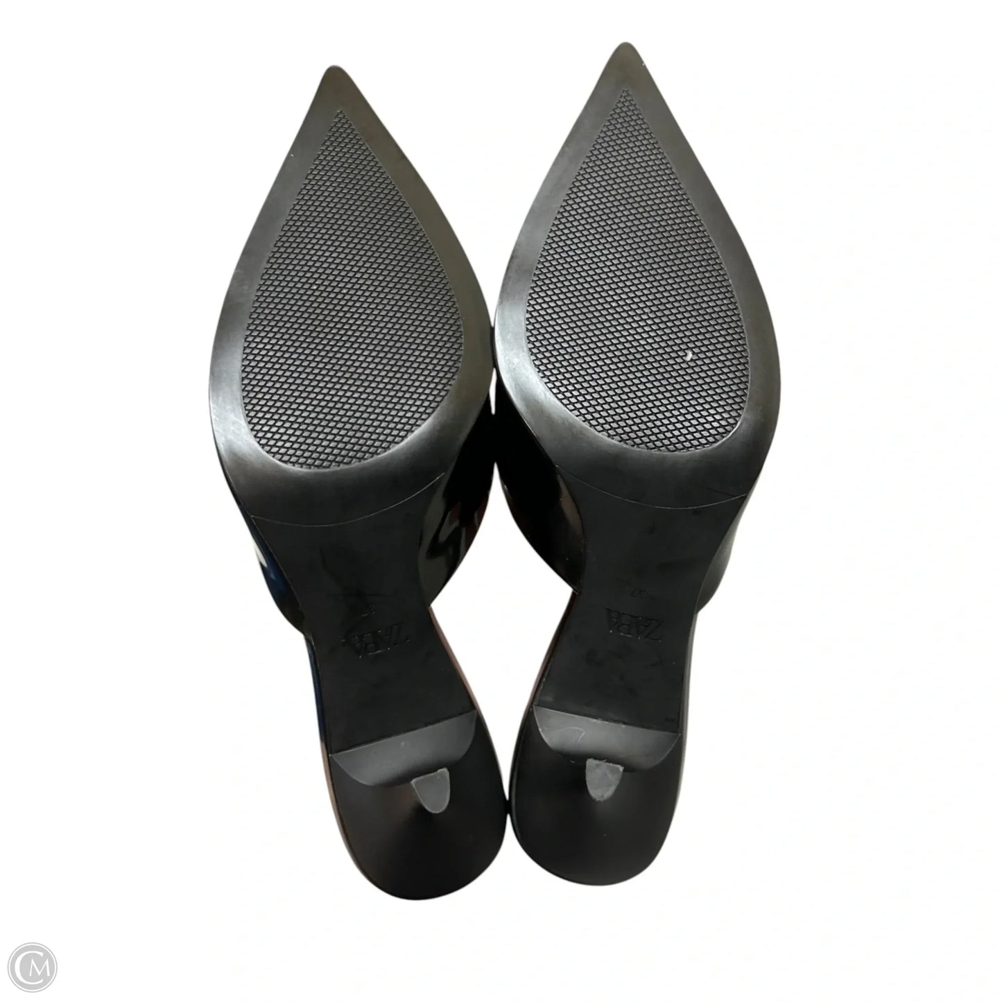 Shoes Heels Kitten By Zara In Black, Size: 6.5