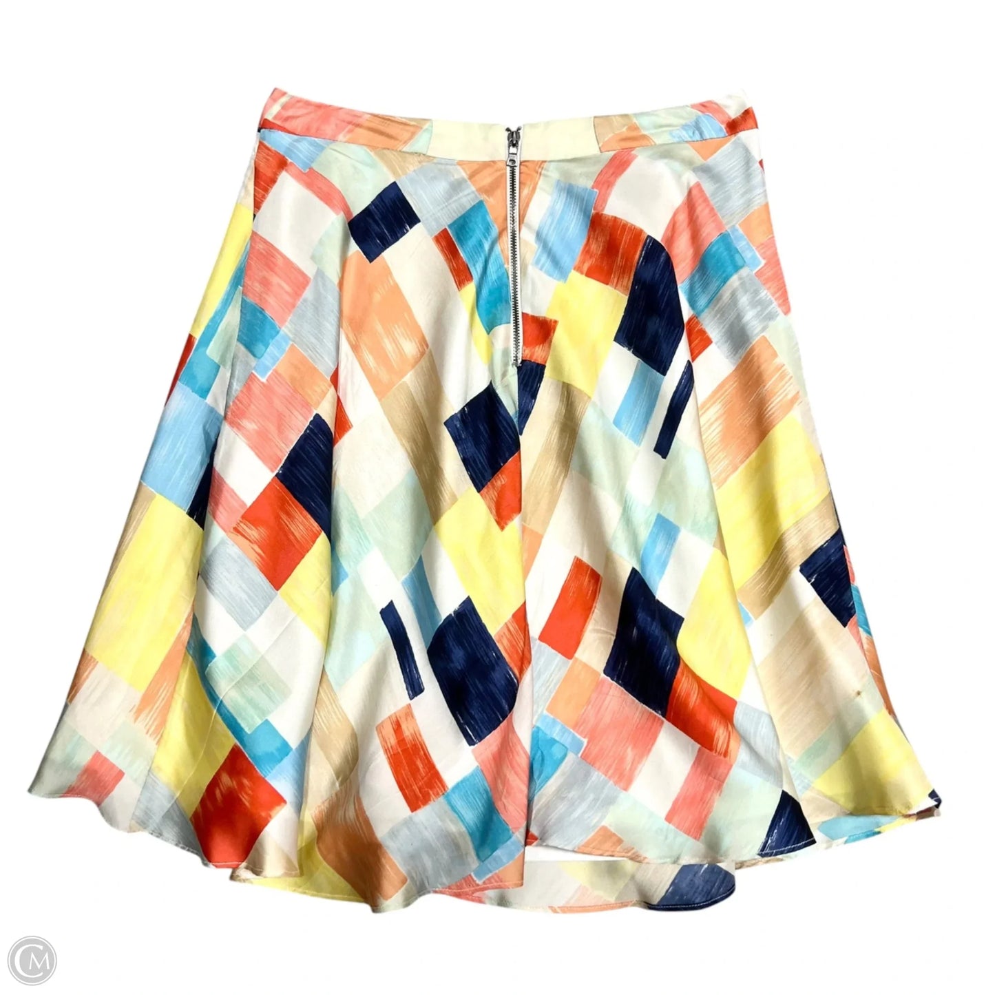 Skirt Designer By Alice + Olivia In Blue & Orange, Size: 10