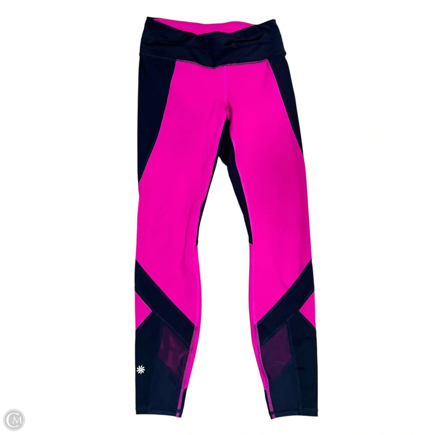 Athletic Leggings By Athleta In Blue & Pink, Size: Xs