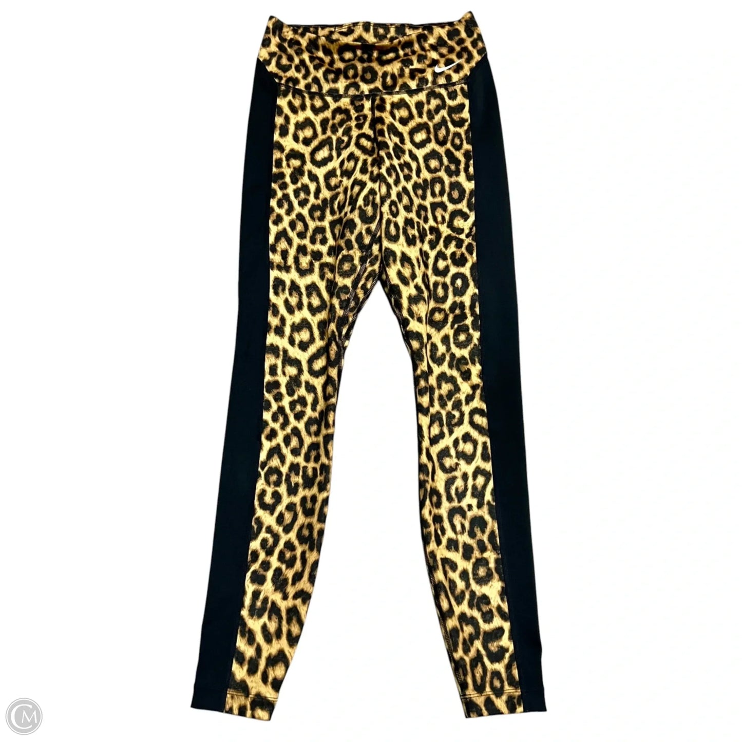 Athletic Leggings By Nike In Leopard Print, Size: Xs