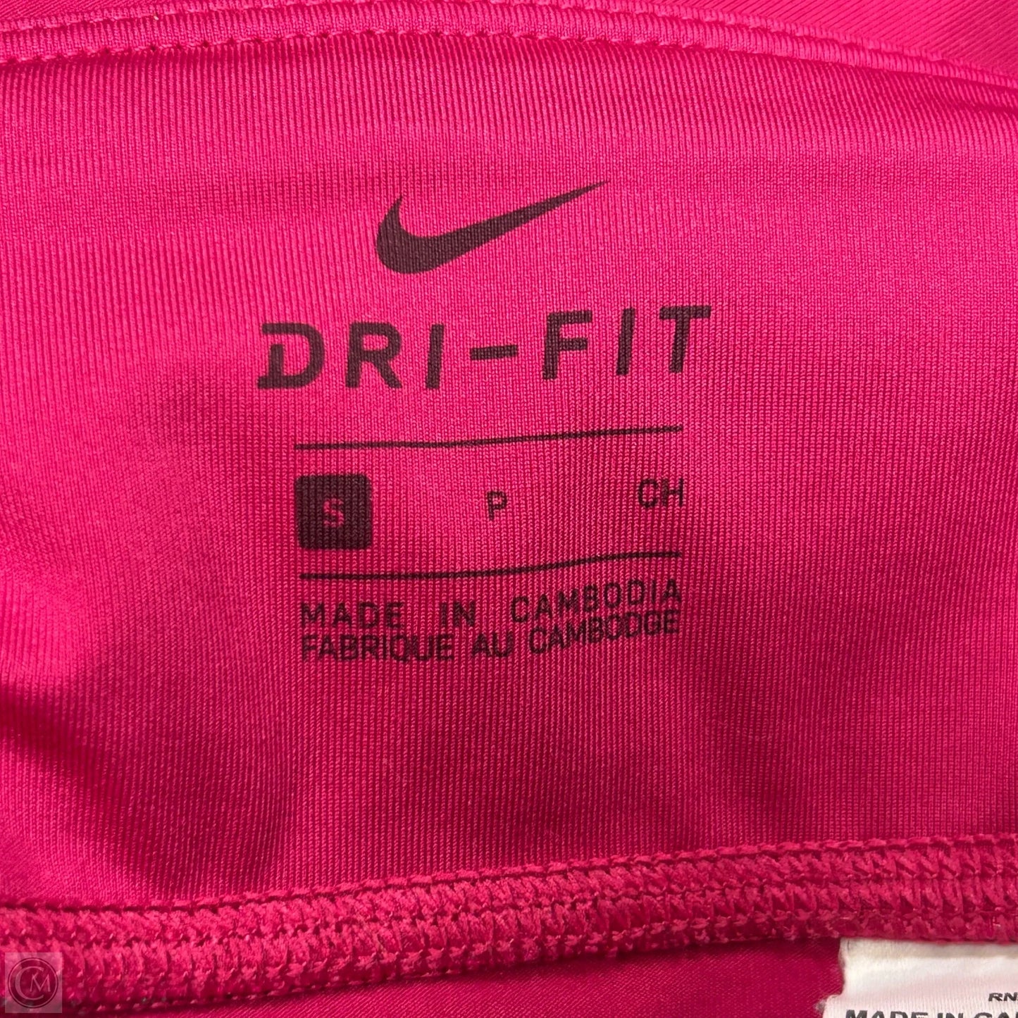Athletic Leggings By Nike In Pink, Size: 4