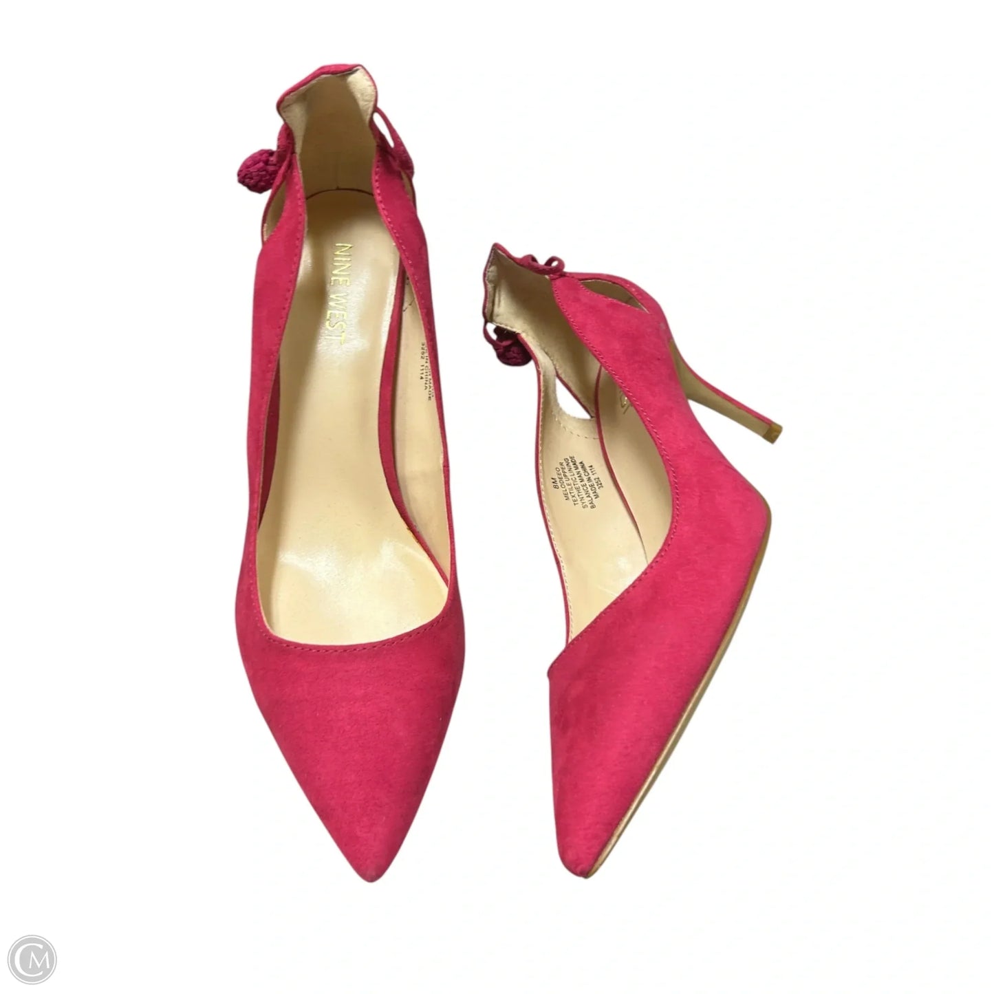 Shoes Heels Stiletto By Nine West In Pink, Size: 8
