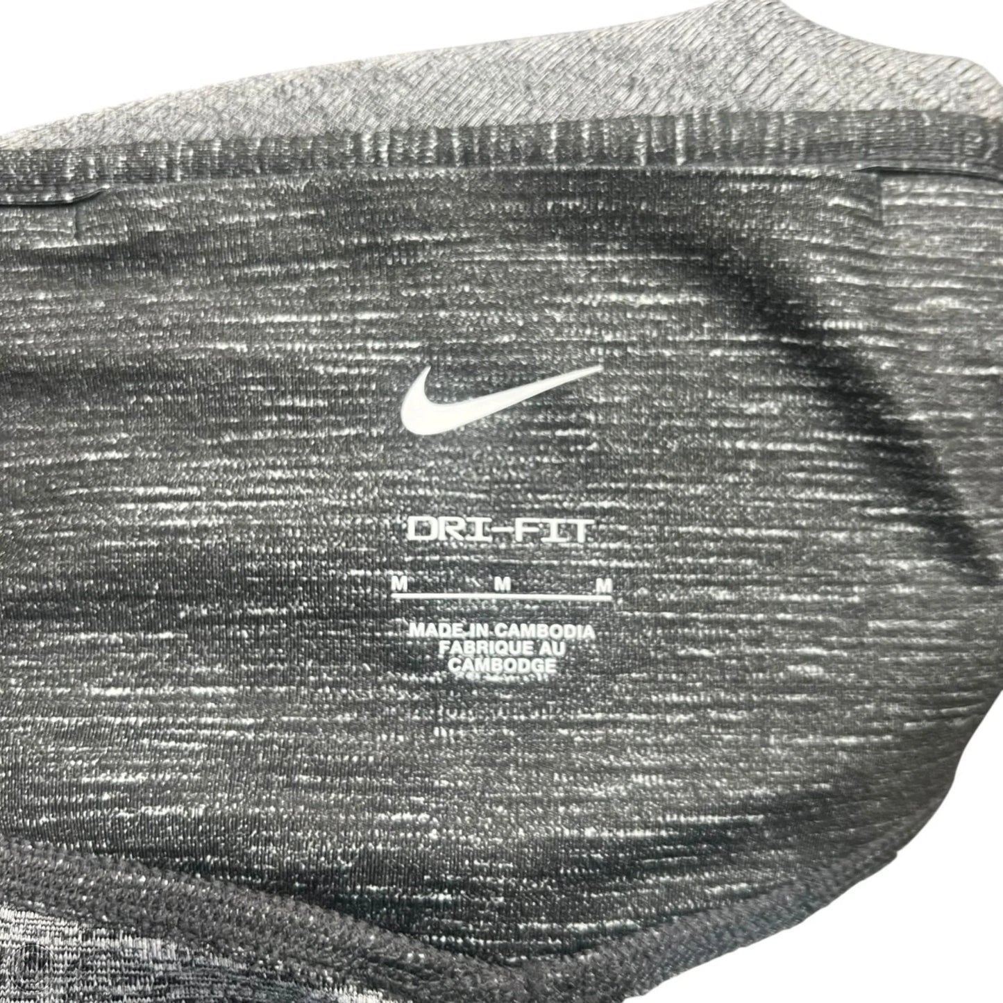 Athletic Leggings By Nike In Grey, Size: 8