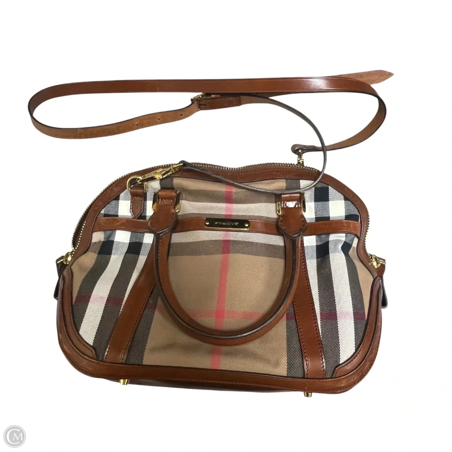 Handbag Luxury Designer By Burberry, Size: Medium
