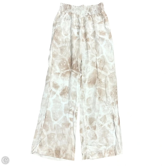 Pants Wide Leg By Cloth & Stone In Cream & White, Size: S