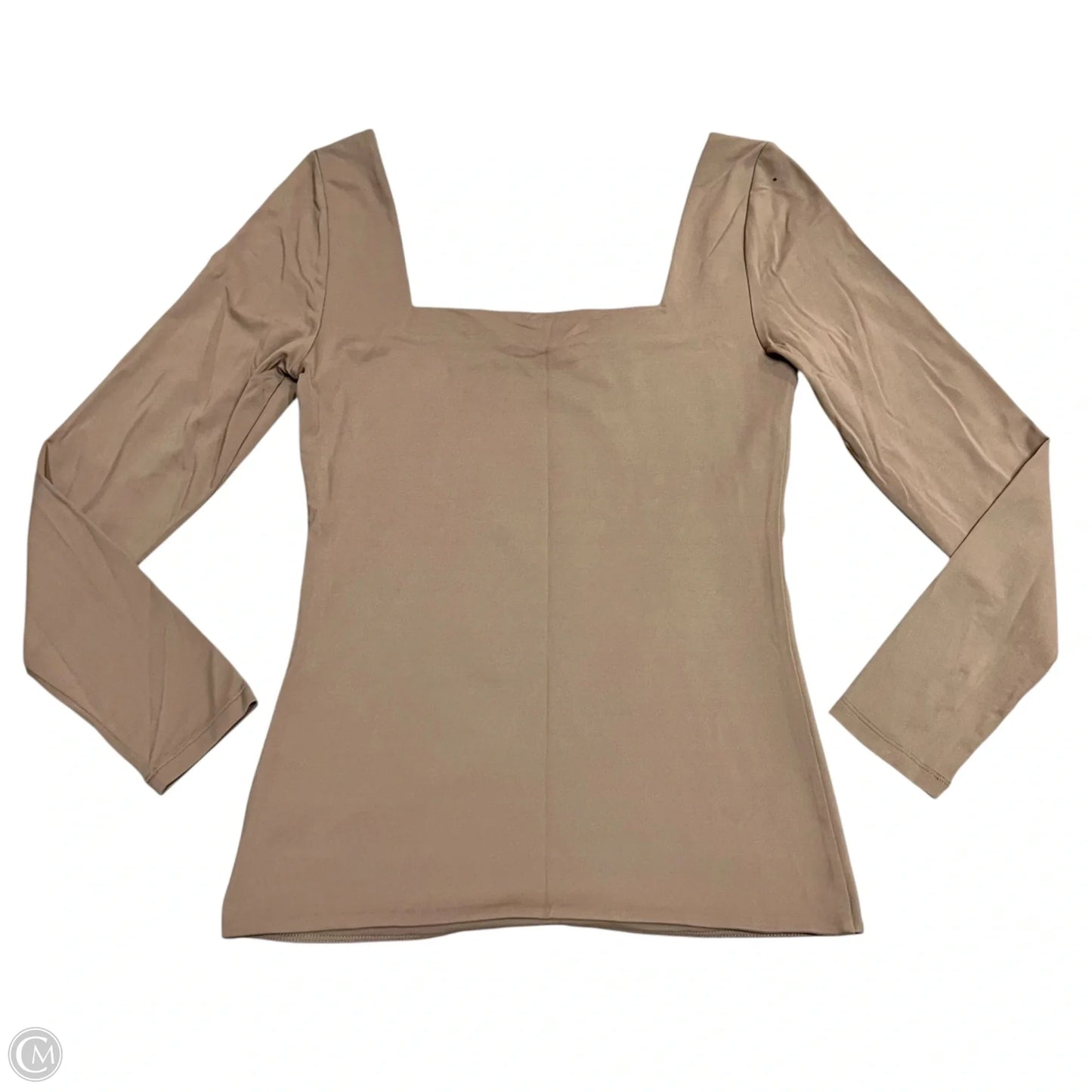 Top Long Sleeve Basic By Babaton In Brown, Size: L