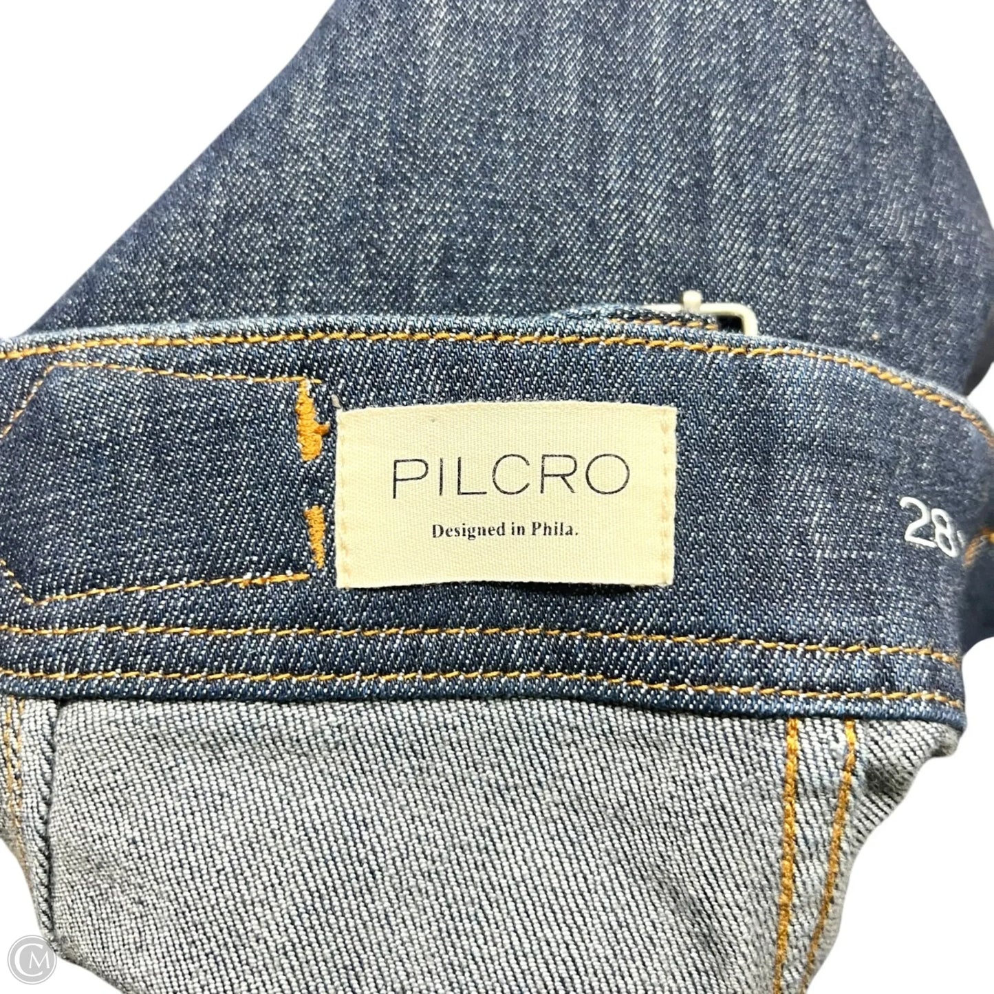 Pants Cropped By Pilcro In Blue Denim, Size: 6