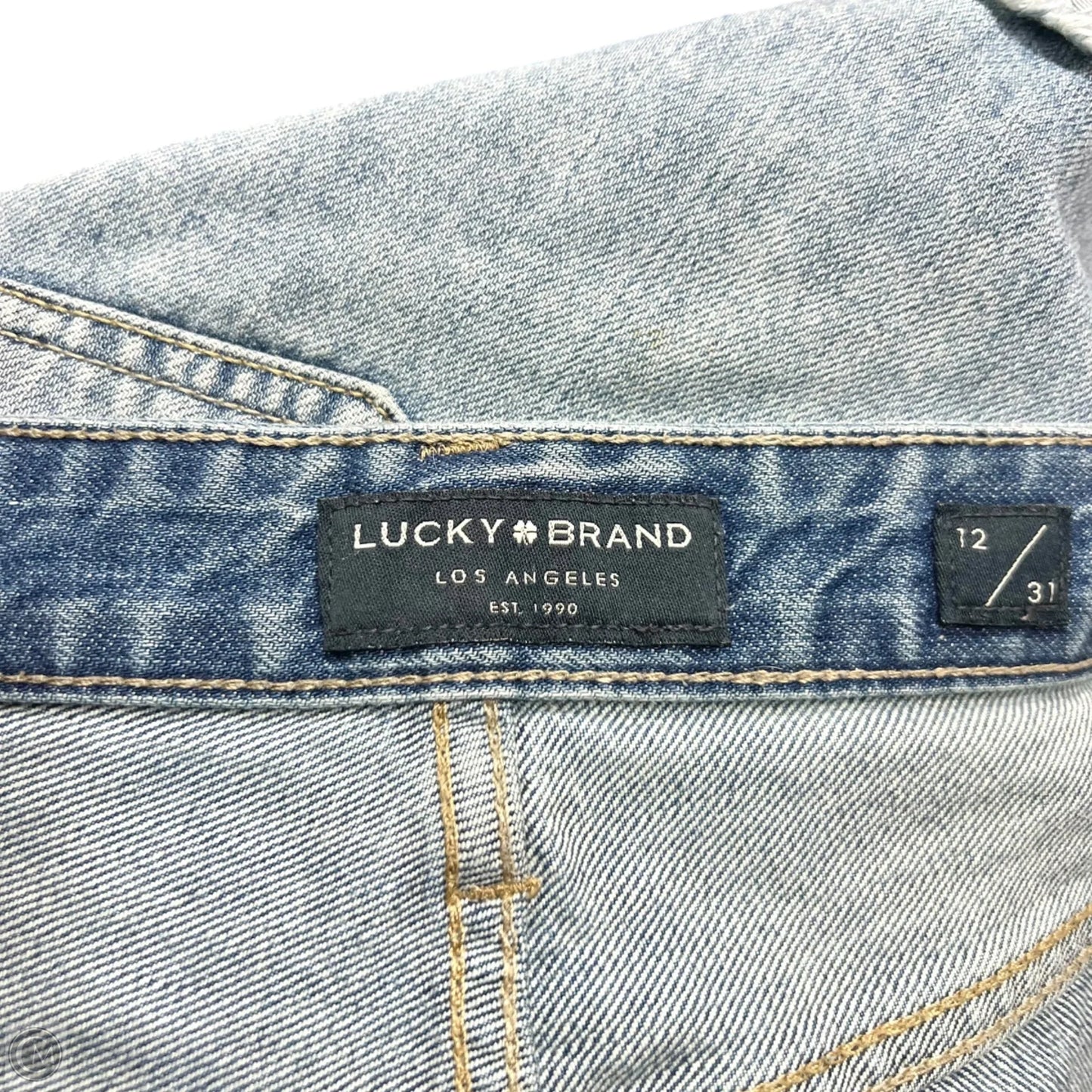 Shorts By Lucky Brand In Blue Denim, Size: 12