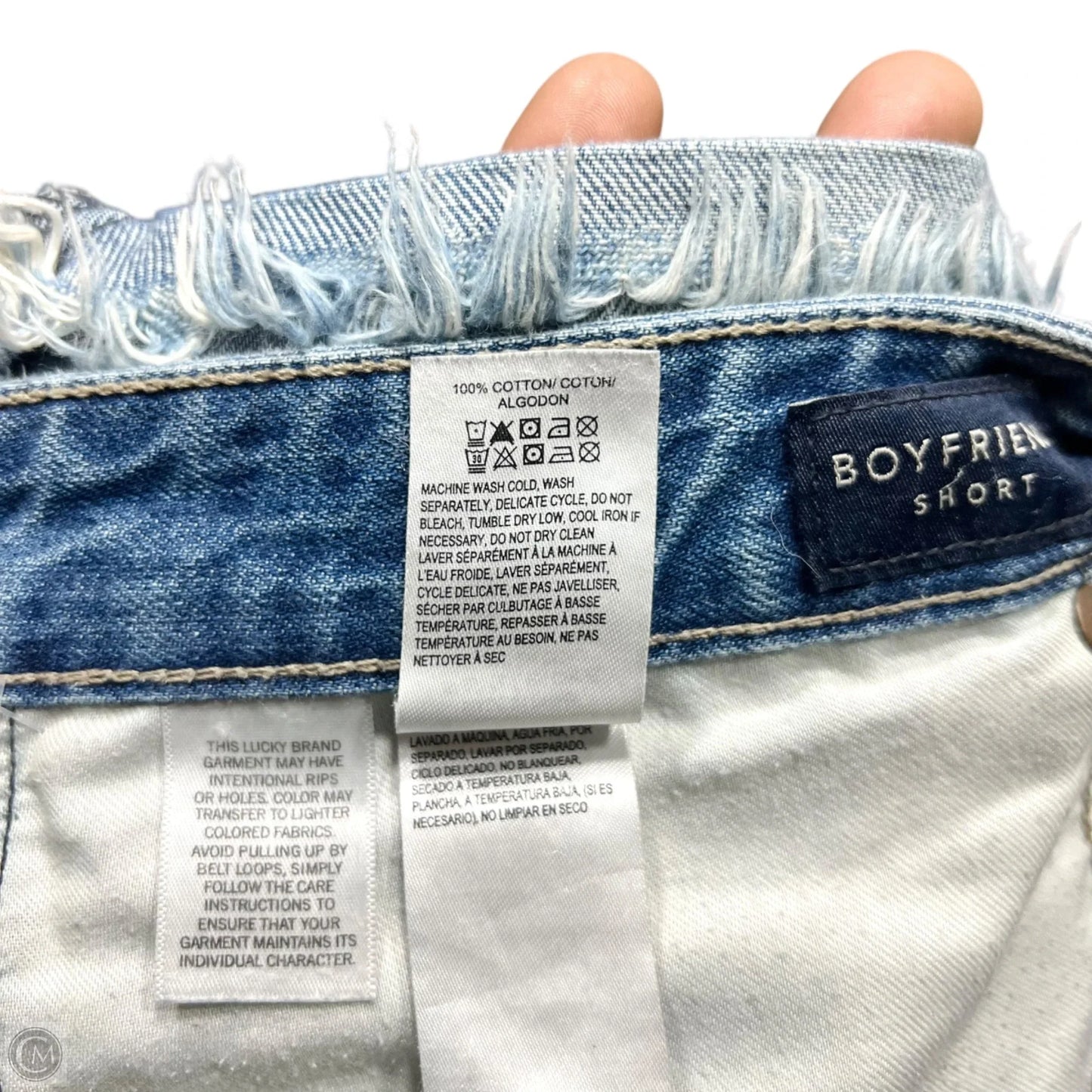 Shorts By Lucky Brand In Blue Denim, Size: 12