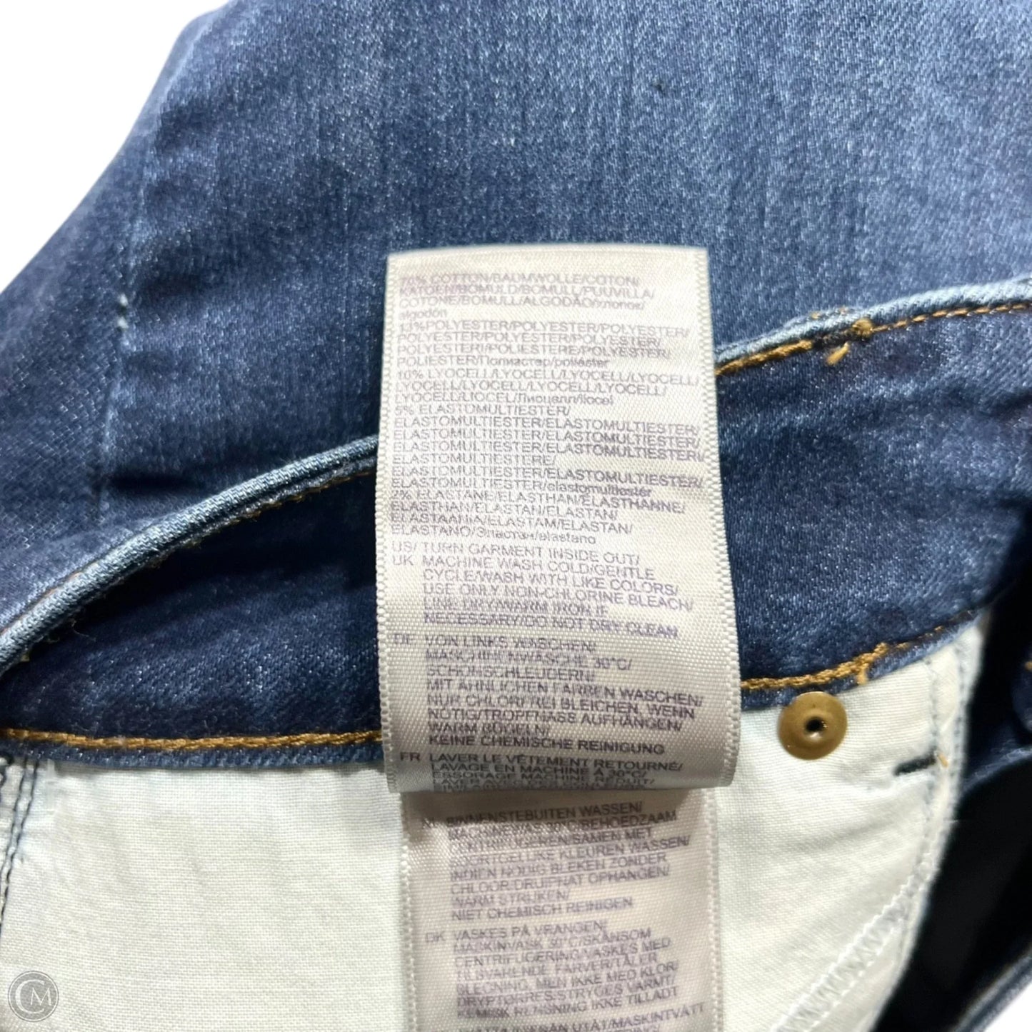Jeans Straight By Not Your Daughters Jeans In Blue Denim, Size: 2