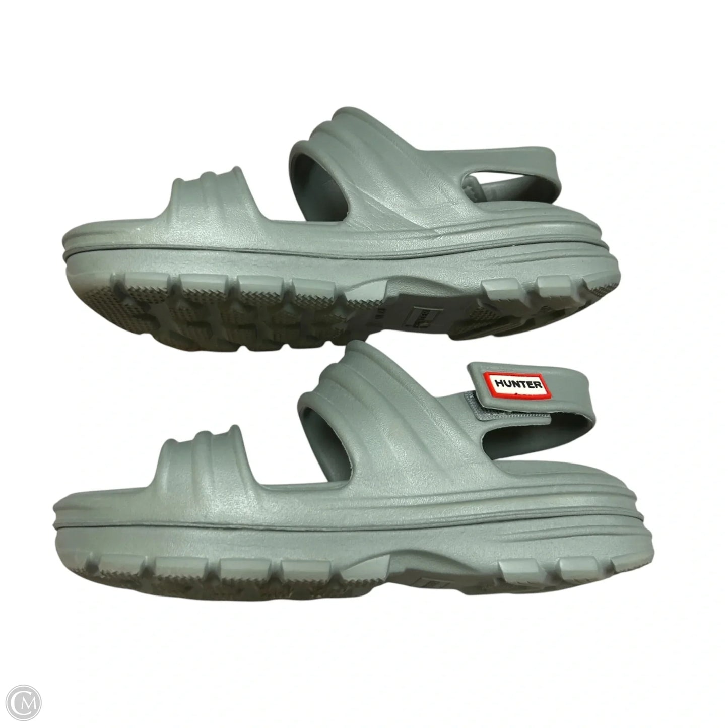Sandals Flats By Hunter In Green, Size: 6