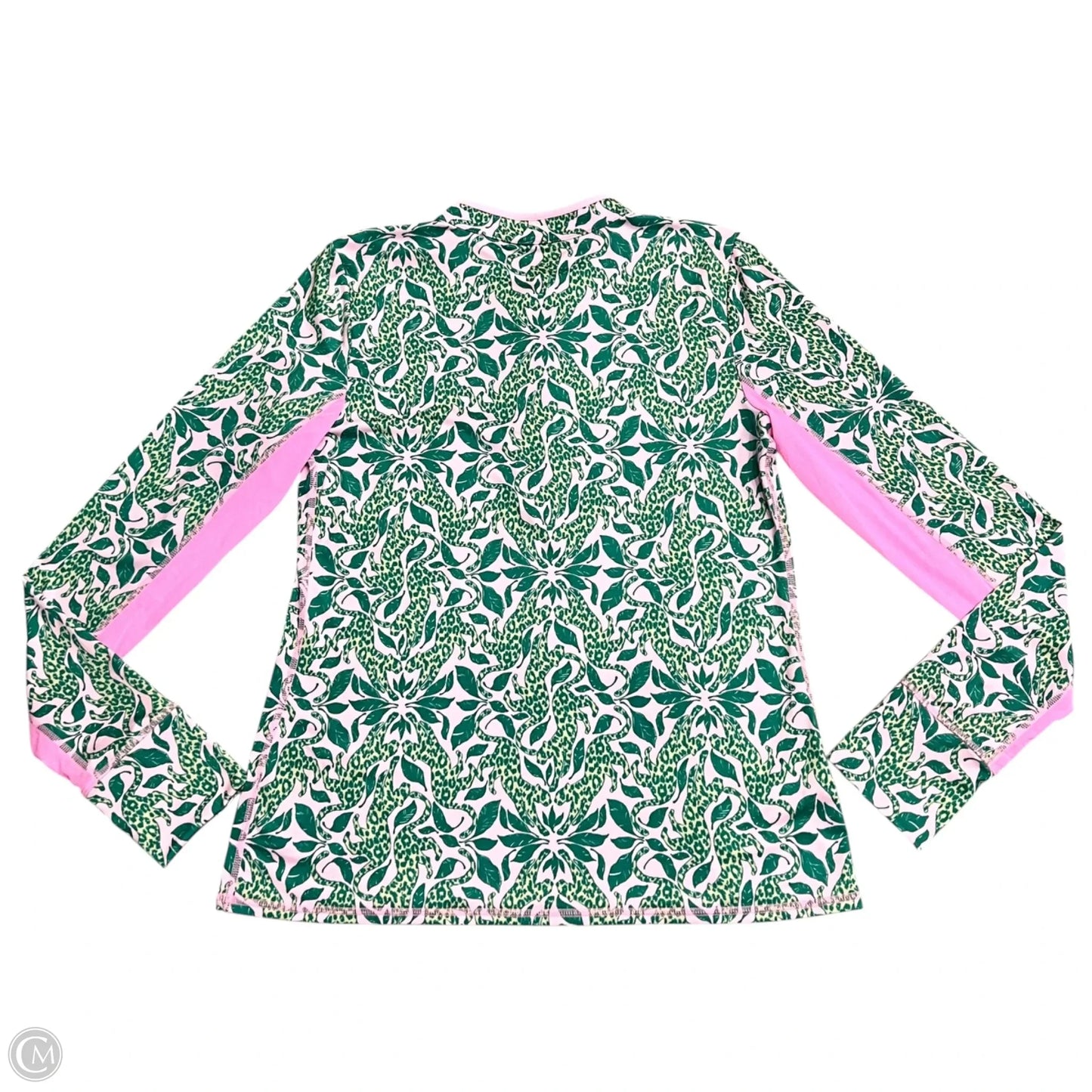 Sweatshirt Designer By Lilly Pulitzer In Green & Pink, Size: S