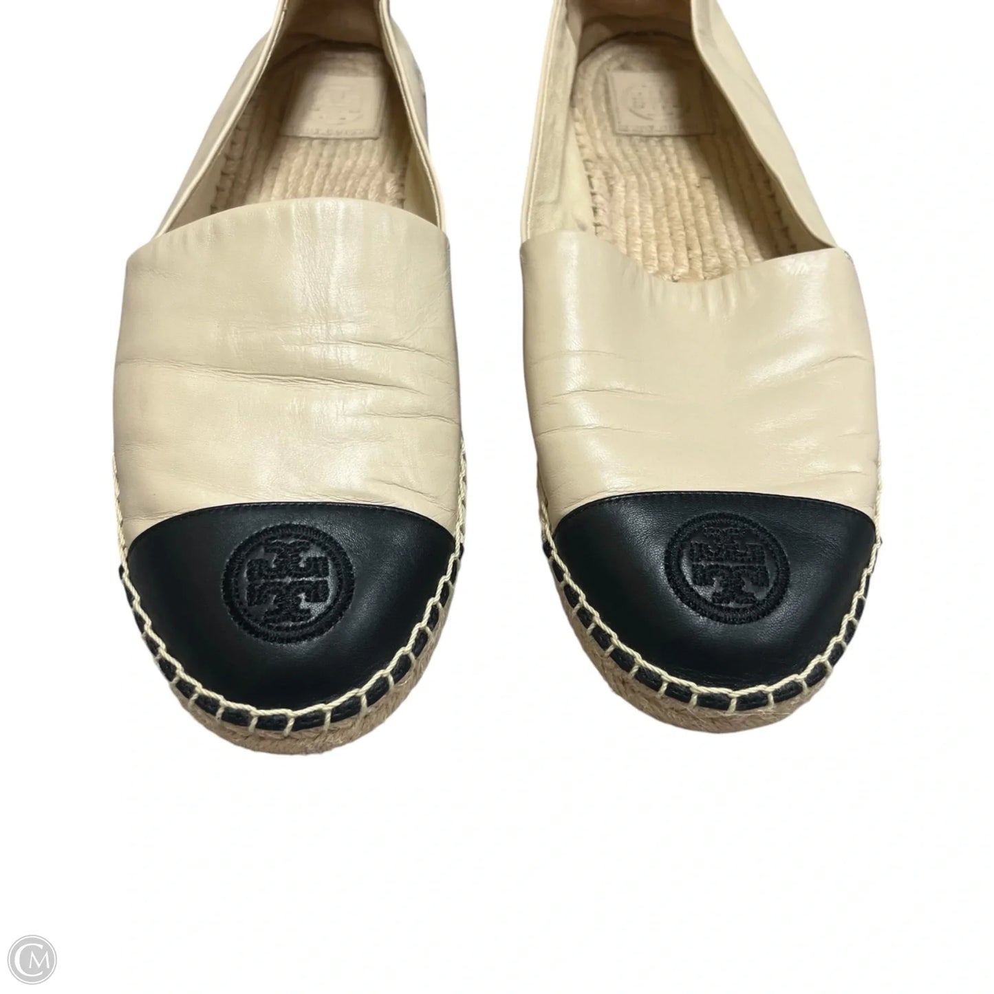 Shoes Designer By Tory Burch In Black & Cream, Size: 11