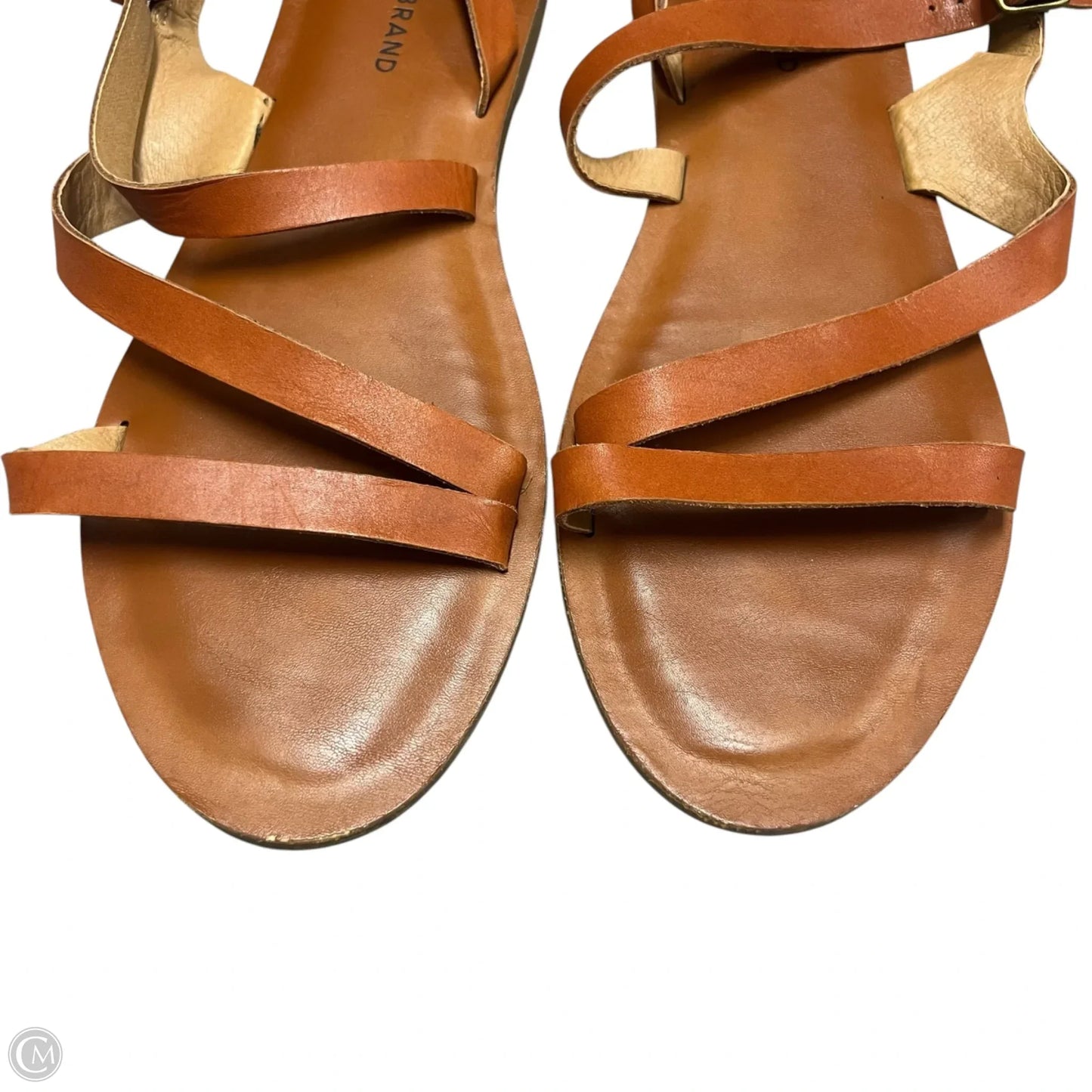 Sandals Flats By Lucky Brand In Tan, Size: 12