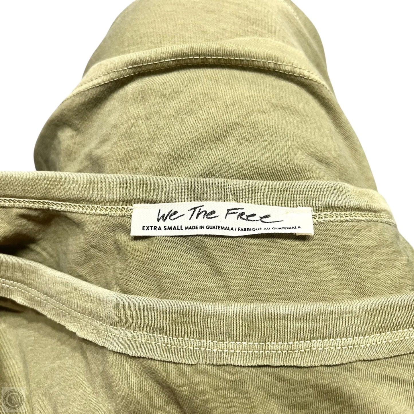 Top Short Sleeve By We The Free In Green, Size: Xs