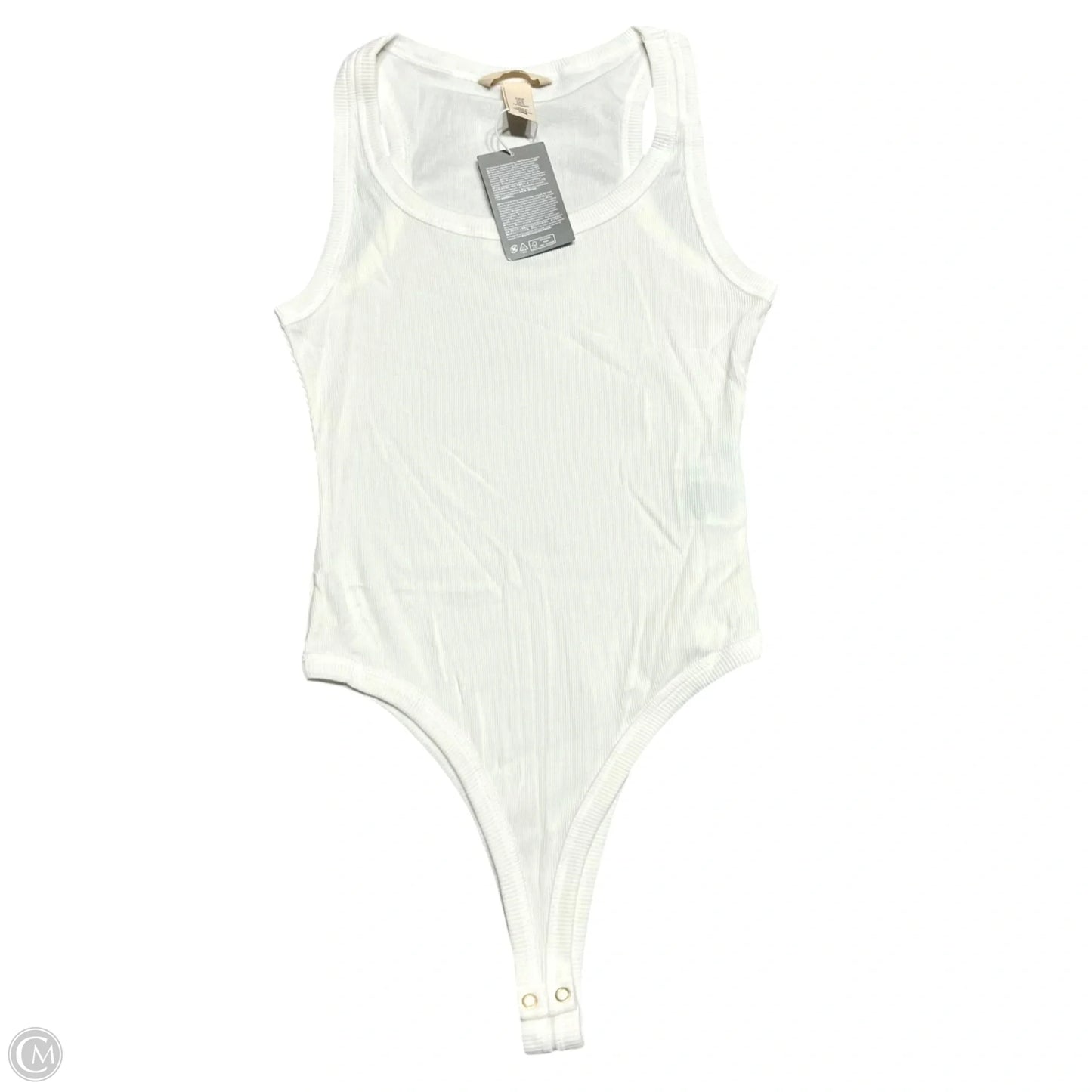 Bodysuit By H&m In Cream, Size: M