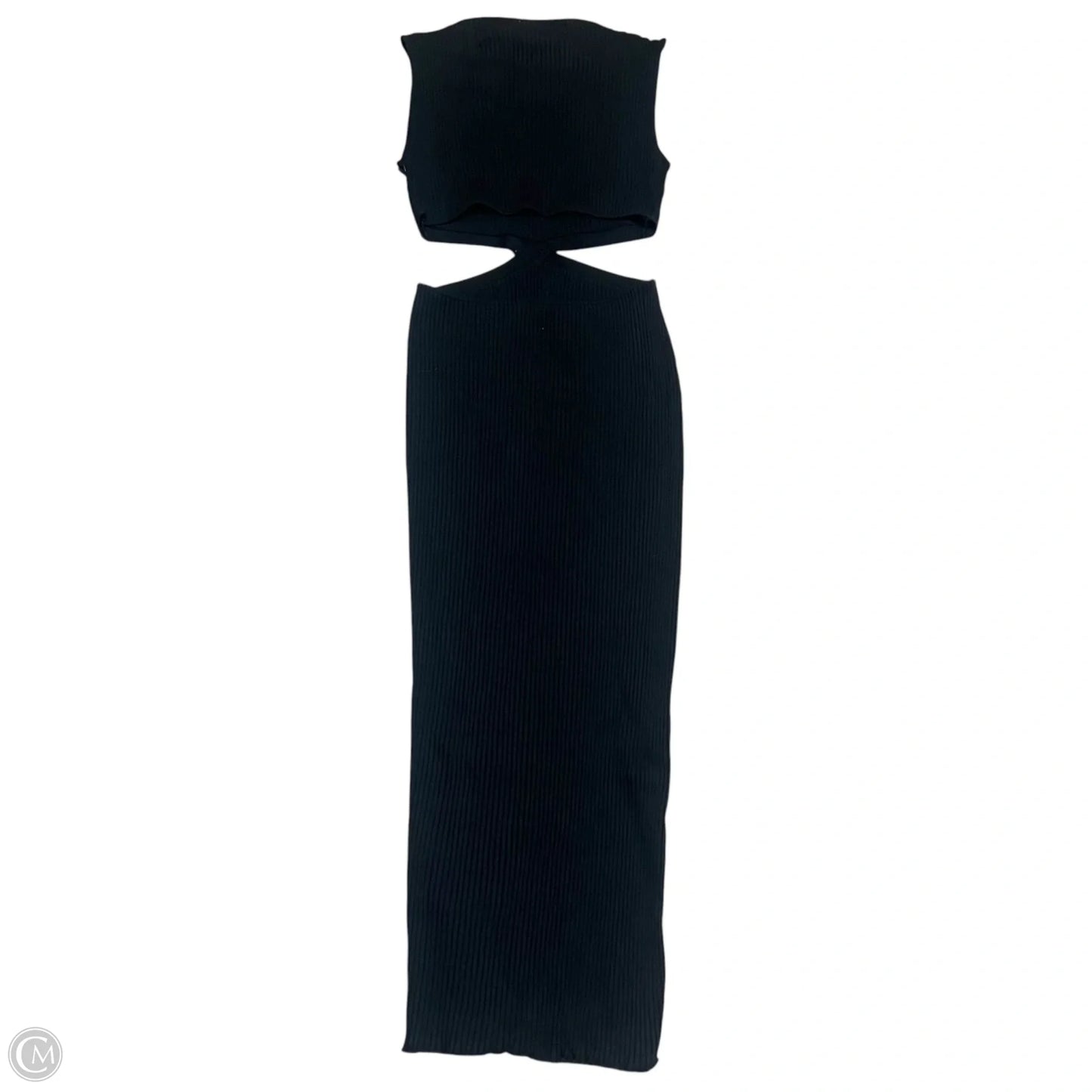 Dress Casual Maxi By Zara In Black, Size: L