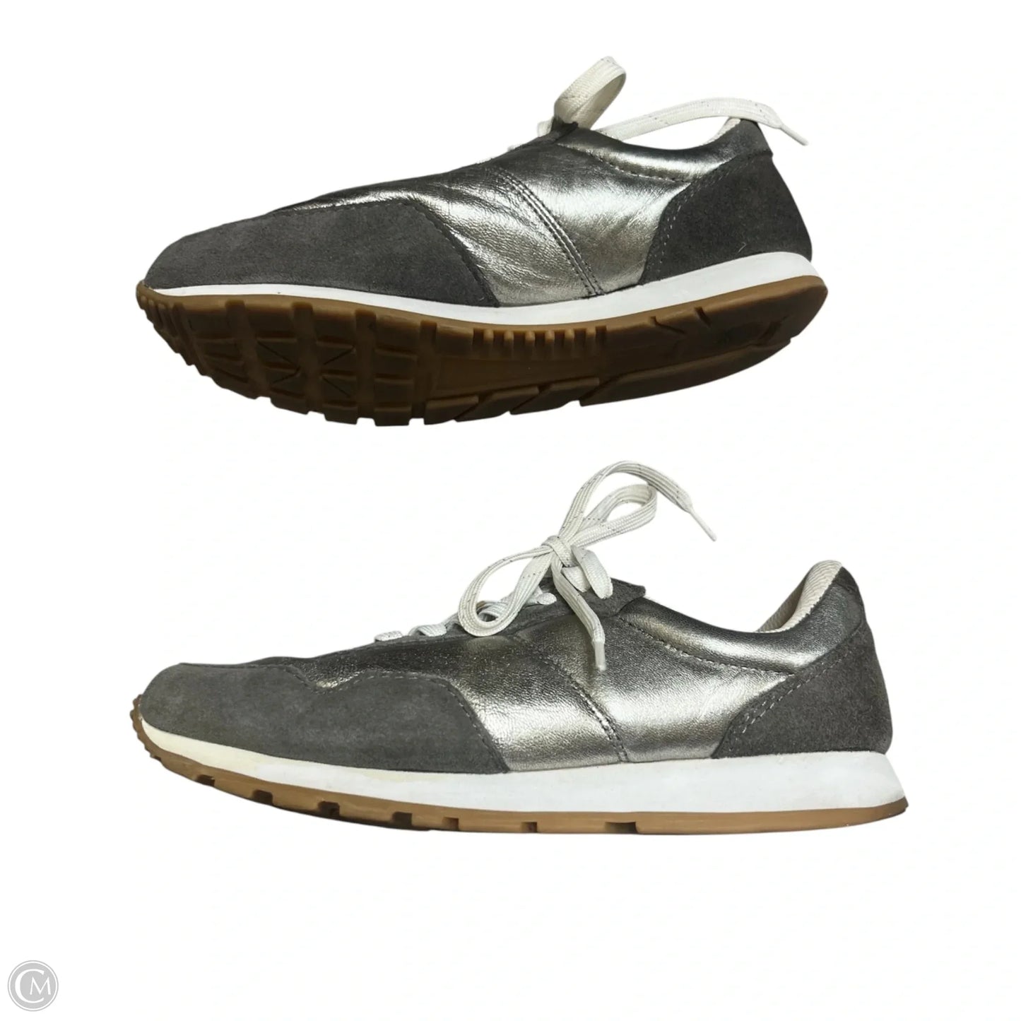Shoes Sneakers By Zara In Silver, Size: 5.5
