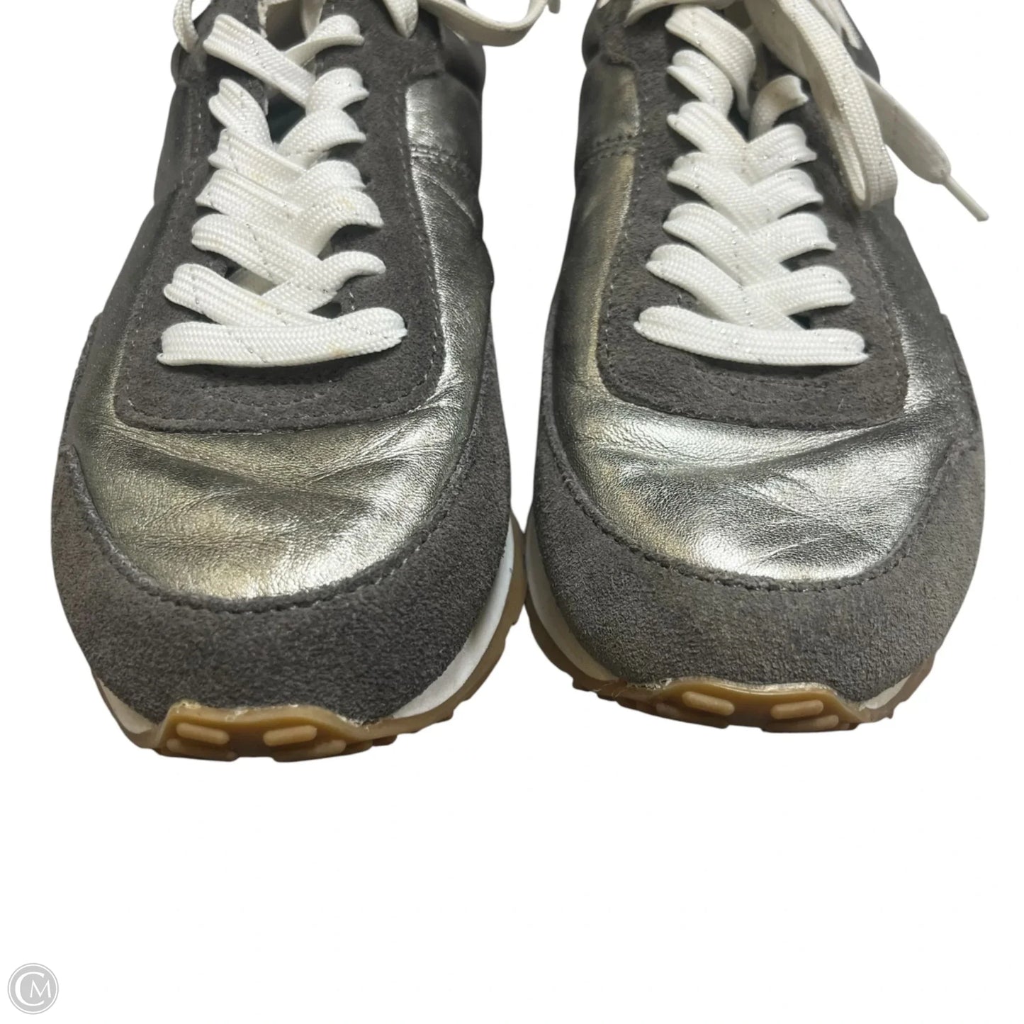 Shoes Sneakers By Zara In Silver, Size: 5.5
