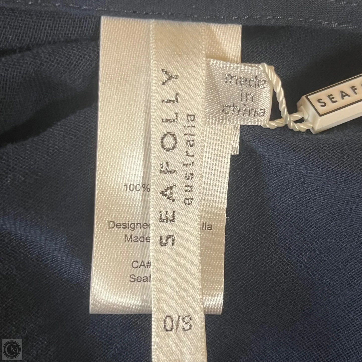 Swimwear Cover-up By Seafolly In Navy, Size: Osfm